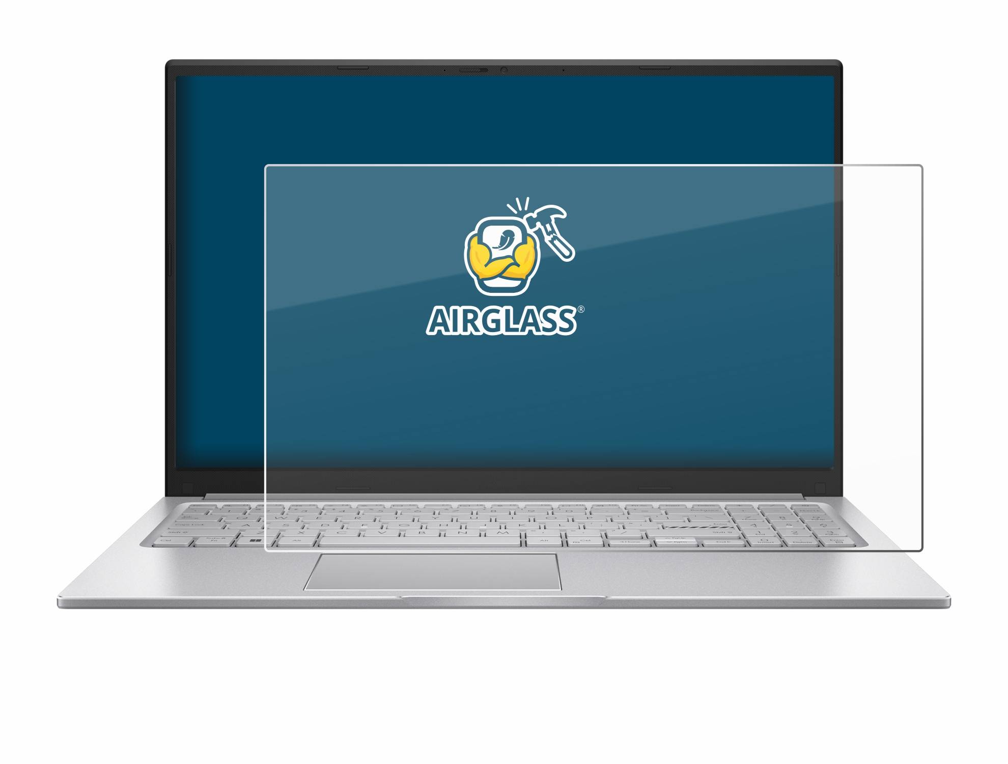 BROTECT AirGlass Glas Schutz-Folie für ASUS Vivobook 15 X1504 - Schutzglas
