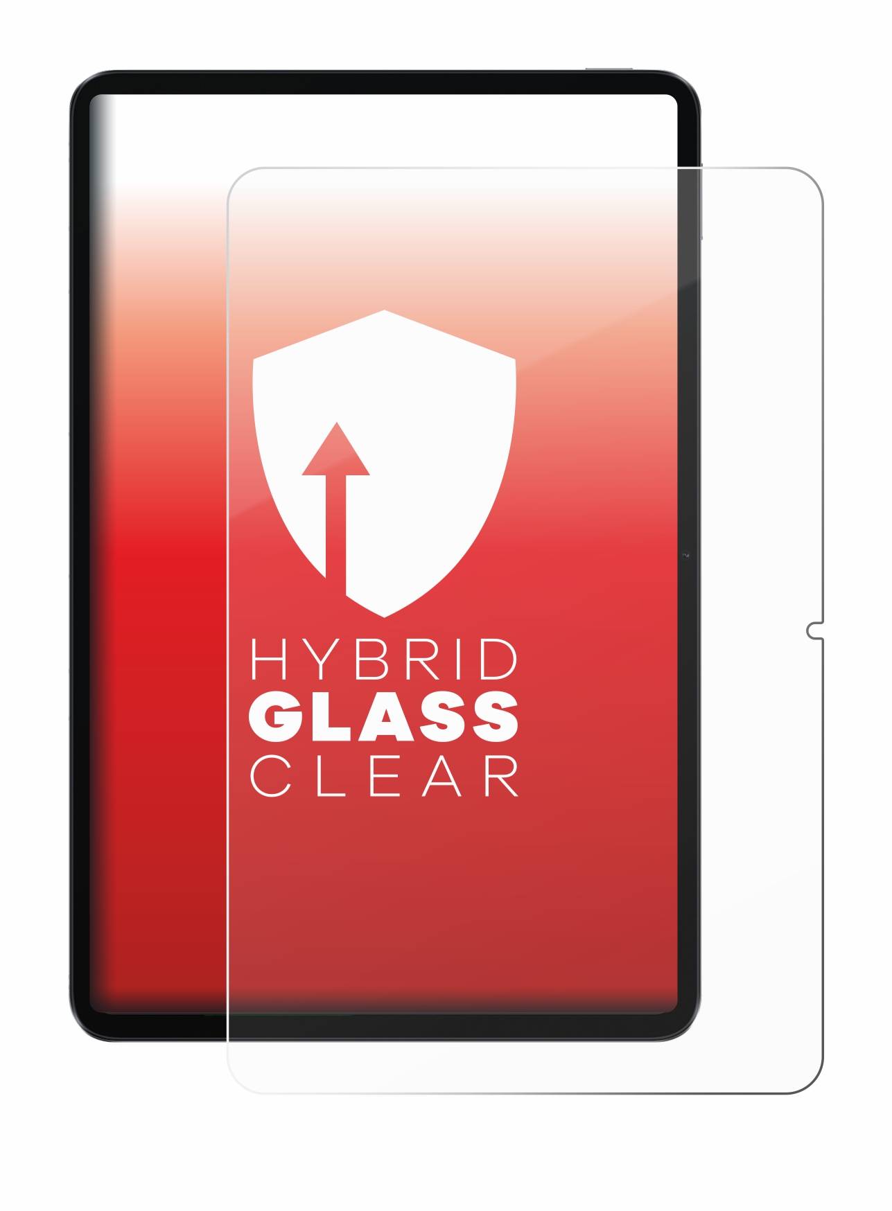 upscreen Flexible Schutz Glas Folie für Xiaomi Pad 6 Schutzglas 9H Hybridglas Klar