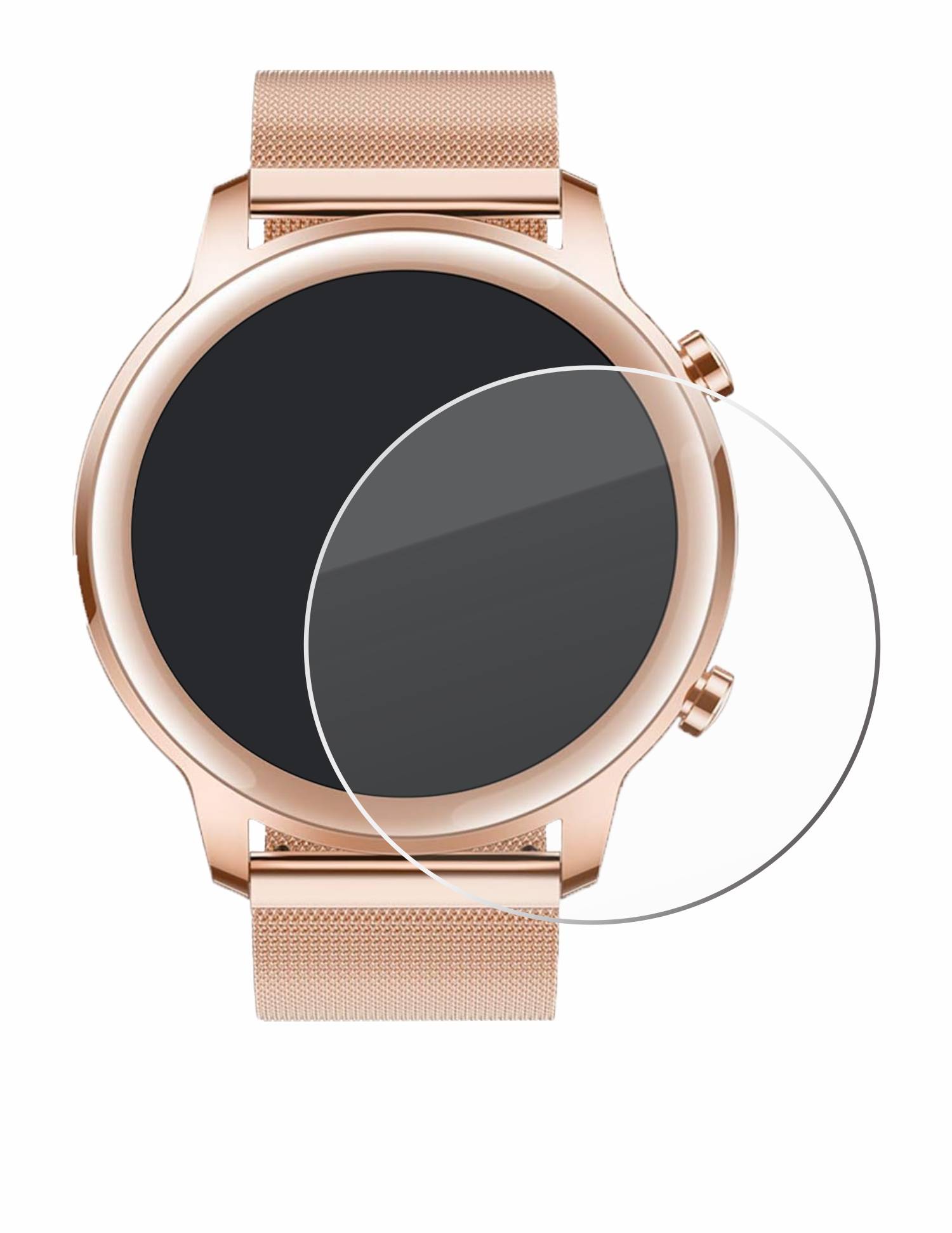 Savvies Clear Schutzglas für Honor MagicWatch 2 (42 mm)