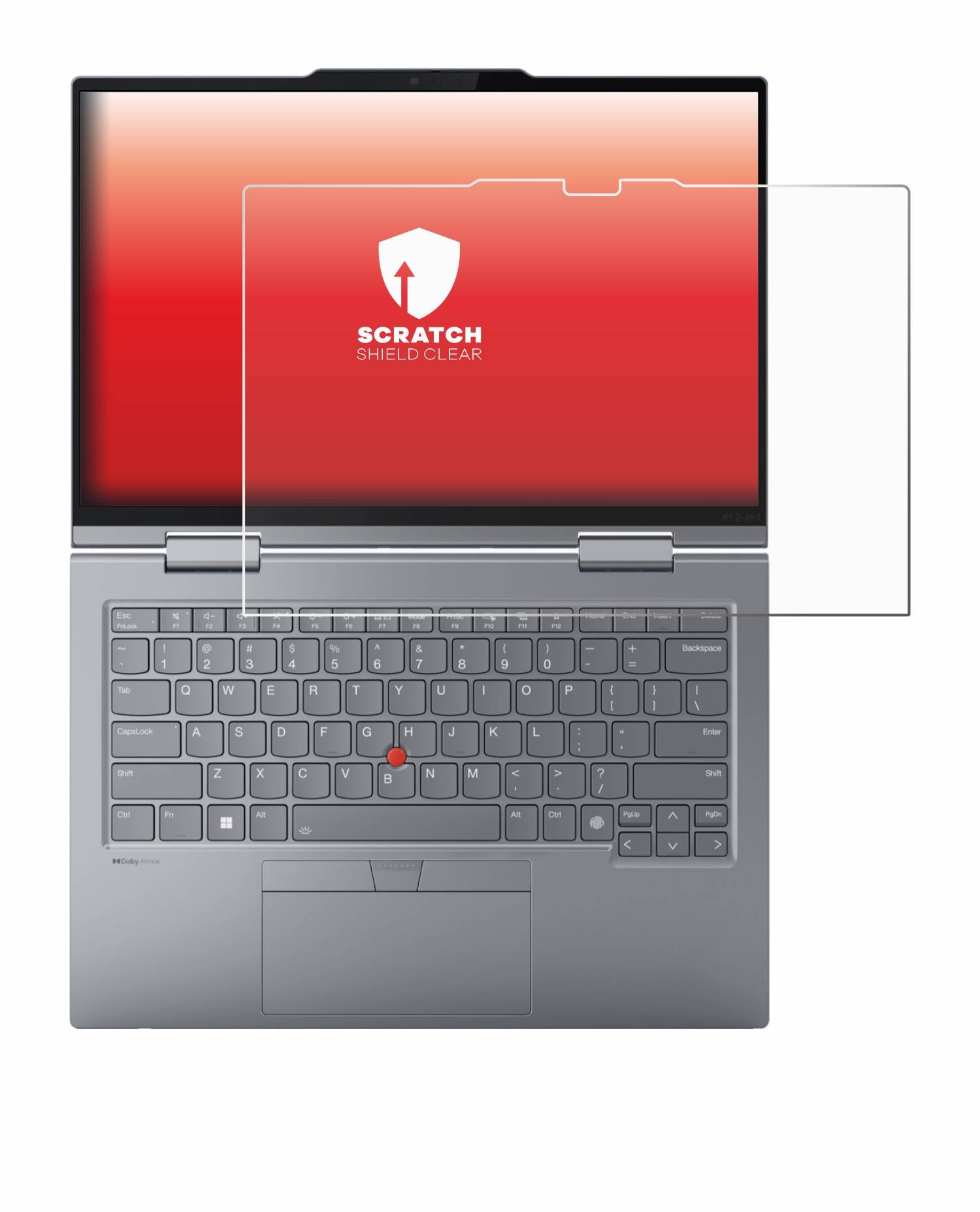 upscreen Scratch Shield Schutzfolie für Lenovo ThinkPad X1 2-in-1 Gen 9 14
