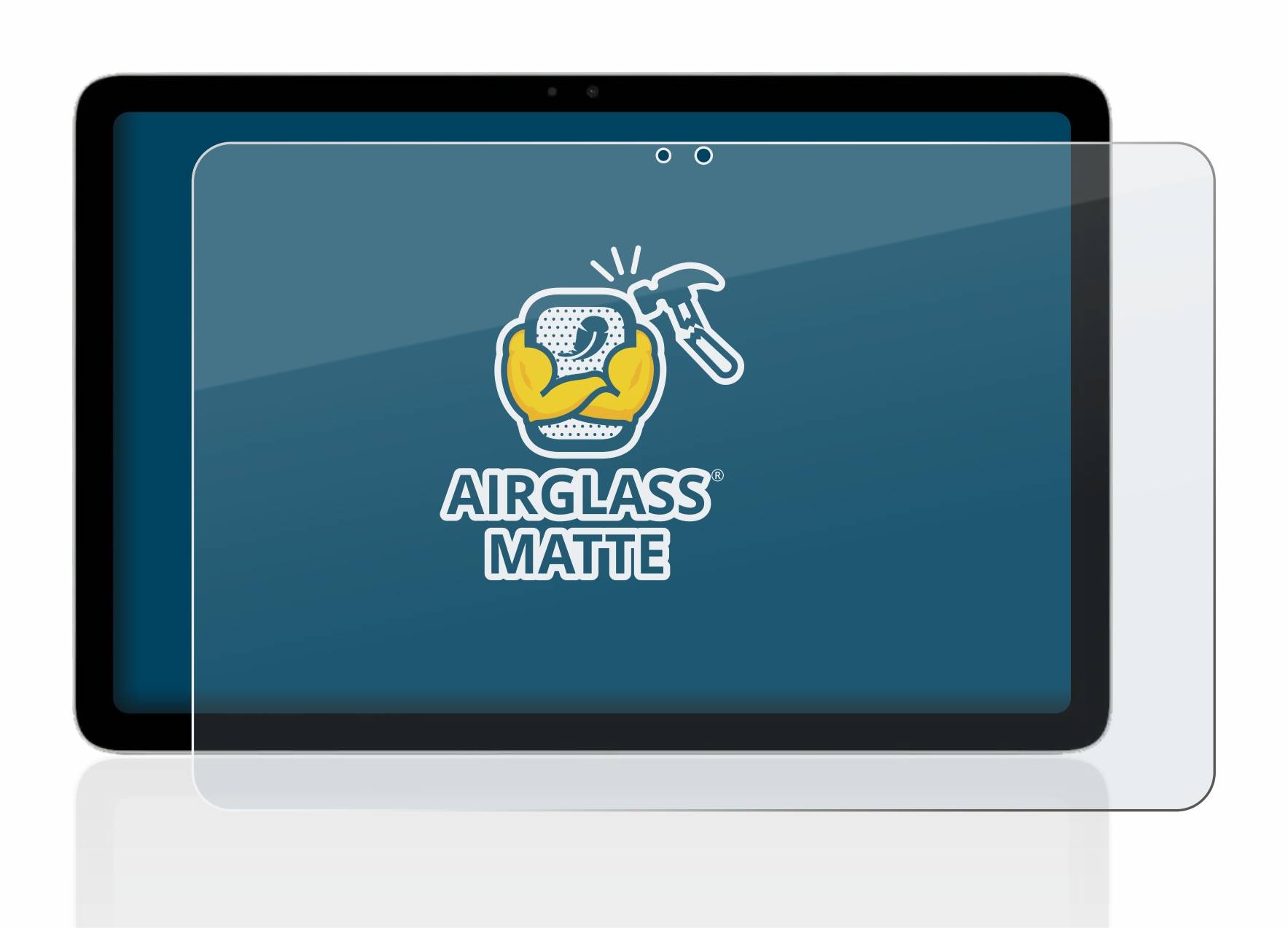 BROTECT AirGlass Flexible Schutz Glas Folie für Google Pixel Tablet Matt Entspiegelt