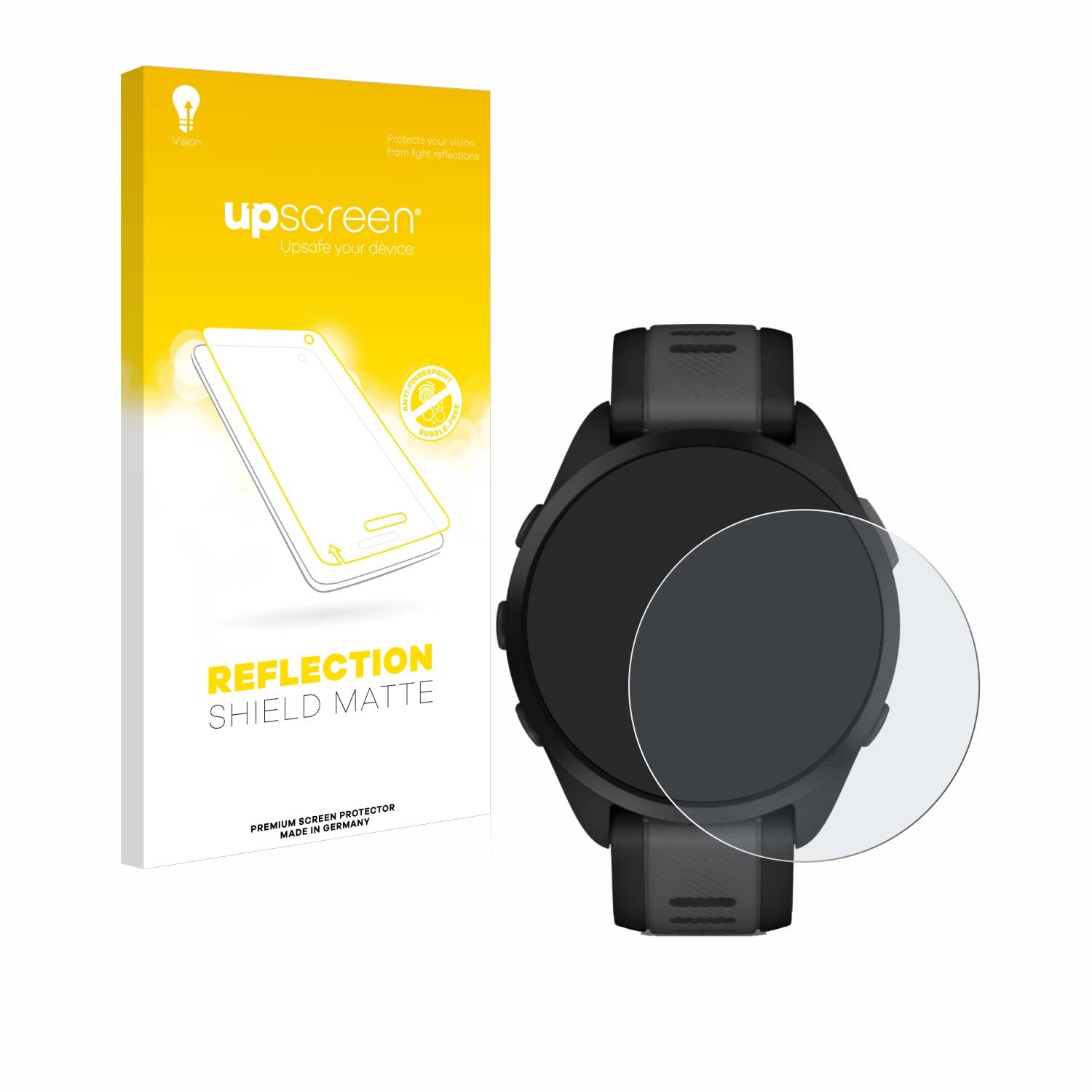 upscreen Reflection Shield Matt Schutzfolie für Garmin Forerunner 165