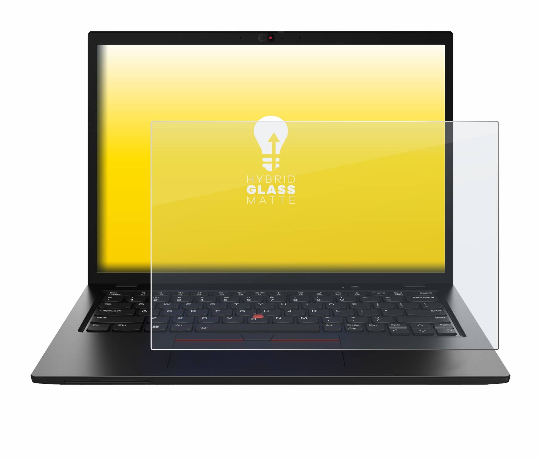 upscreen Hybrid Glas Matt Panzer-Folie für Lenovo ThinkPad L13 Gen 4 Non-Touch