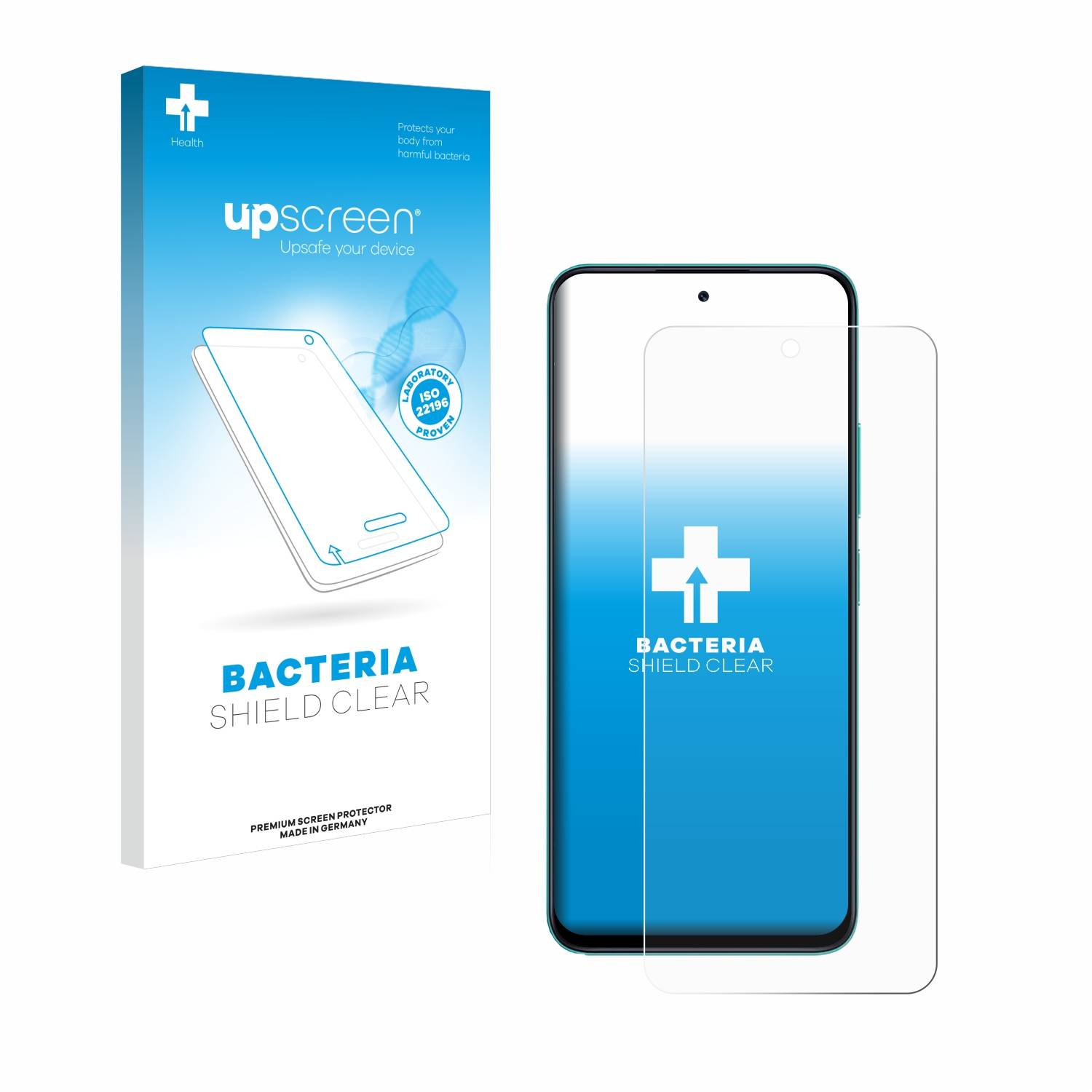 upscreen Bacteria Shield Schutzfolie für Xiaomi Poco M6 Pro 5G - Antibakteriell