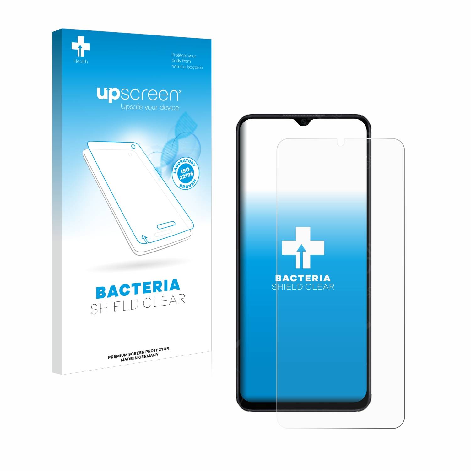upscreen Bacteria Shield Schutzfolie für Oppo A18 - Antibakteriell