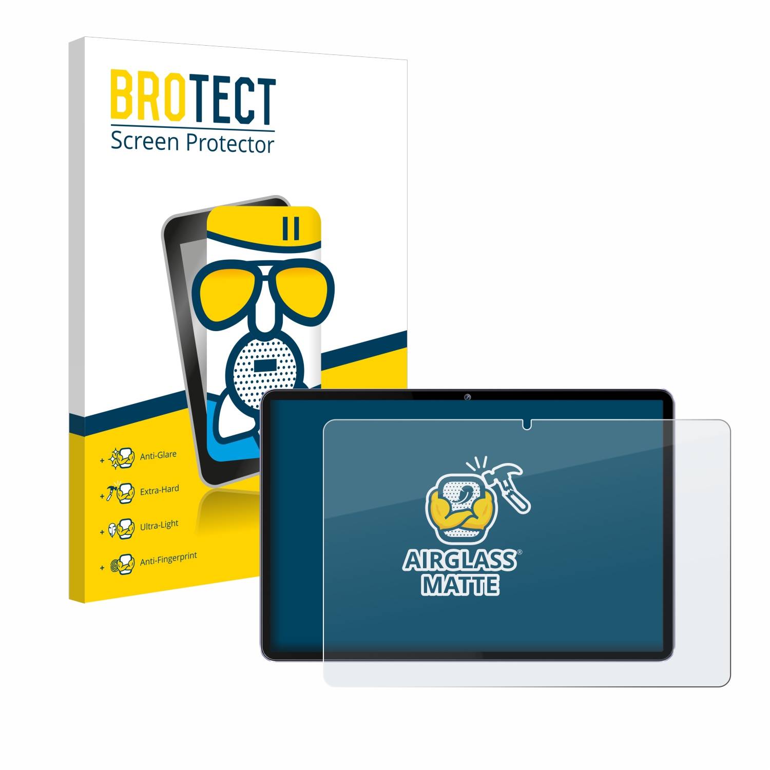 BROTECT AirGlass Matt Glas Schutz Folie für Oukitel OT6