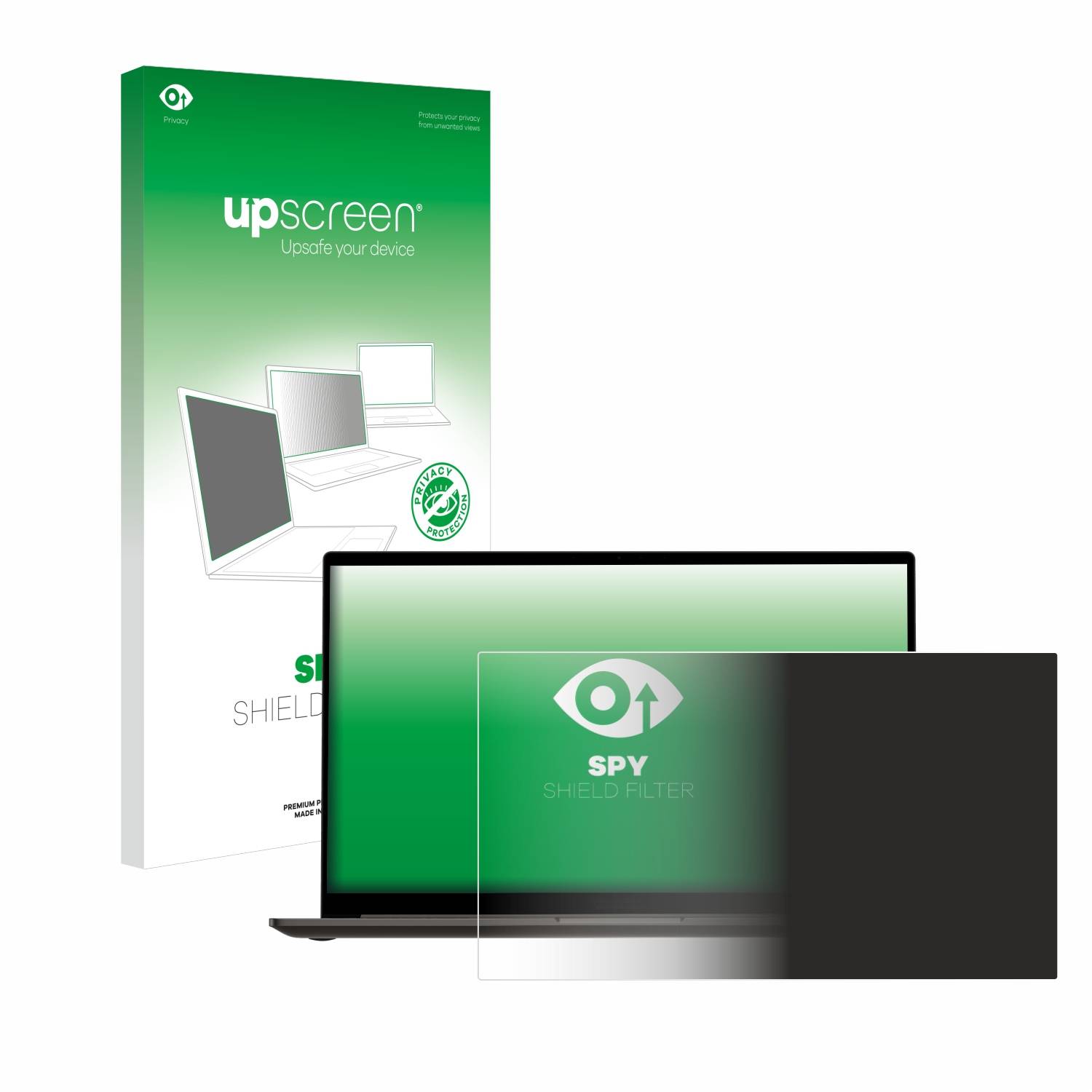upscreen Spy Shield Blickschutz-Filter für Samsung Galaxy Book3 15.6