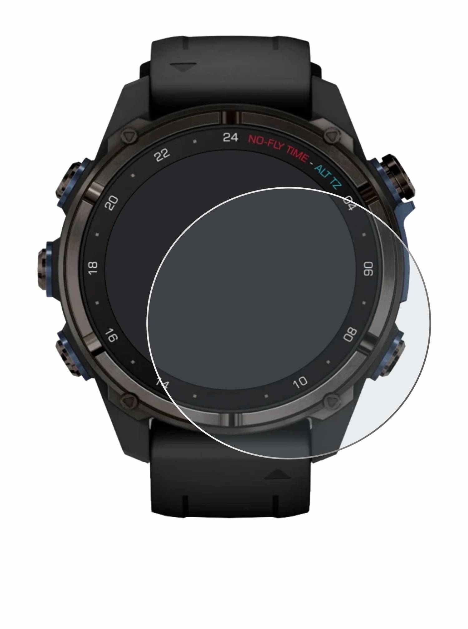 upscreen Reflection Shield Matt Schutzfolie für Garmin Descent Mk3i (43 mm)