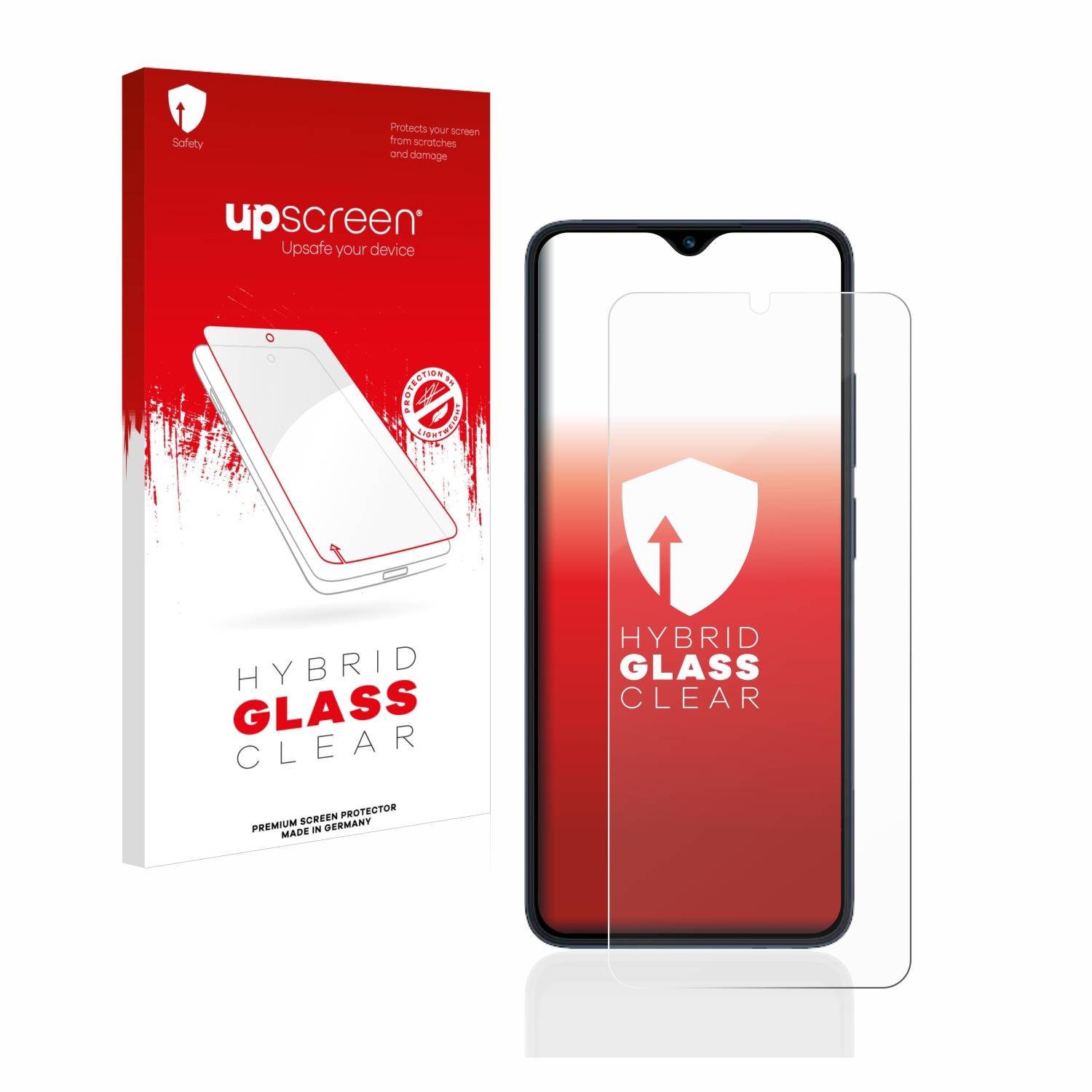 upscreen Hybrid Glas Schutz-Folie für Xiaomi Redmi 12C