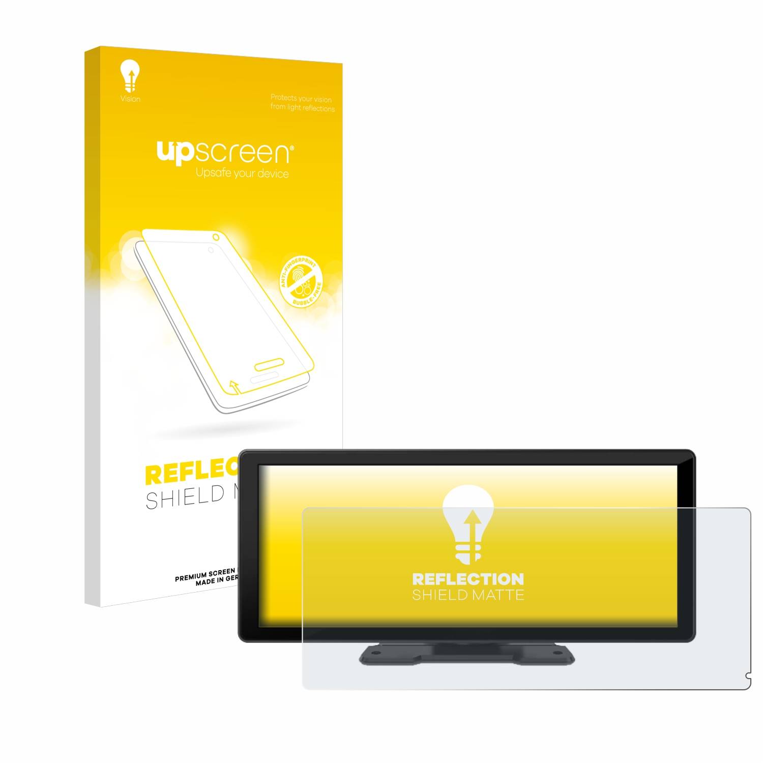 upscreen Schutzfolie für Carpuride W103 10.3" Folie Matt Entspiegelt Anti-Reflex
