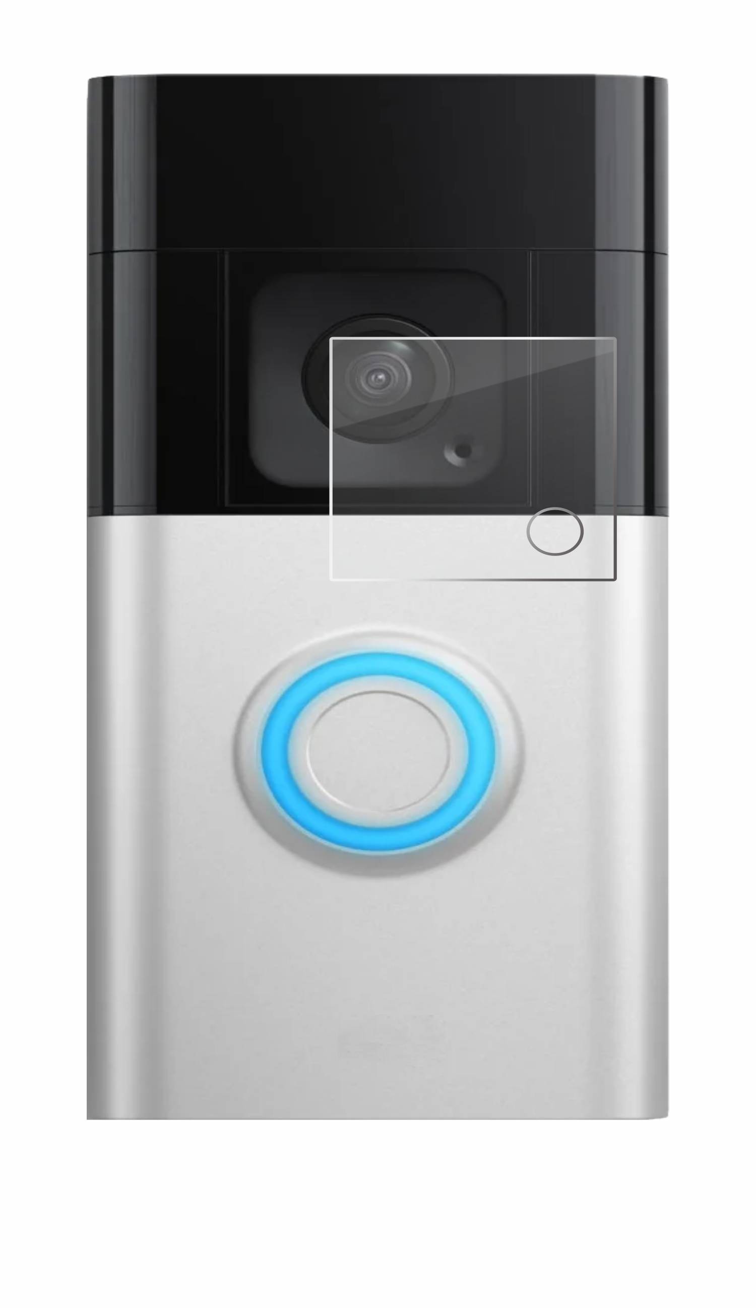 upscreen Hybrid Glas Schutz-Folie für Ring Video Doorbell Plus