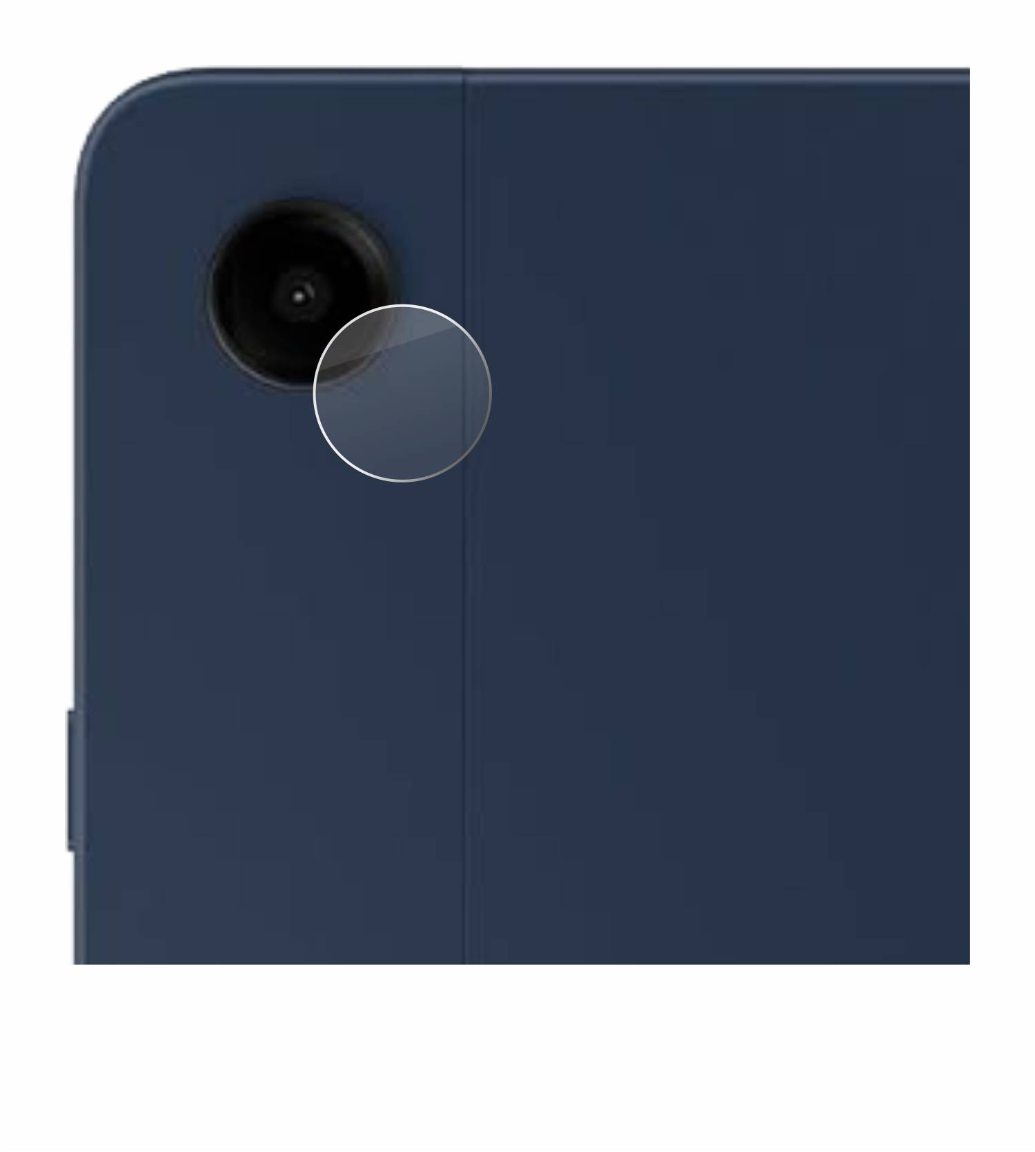 upscreen Hybrid Glas Panzer-Folie für Samsung Galaxy Tab A9 Plus 5G (NUR Kameraschutz)