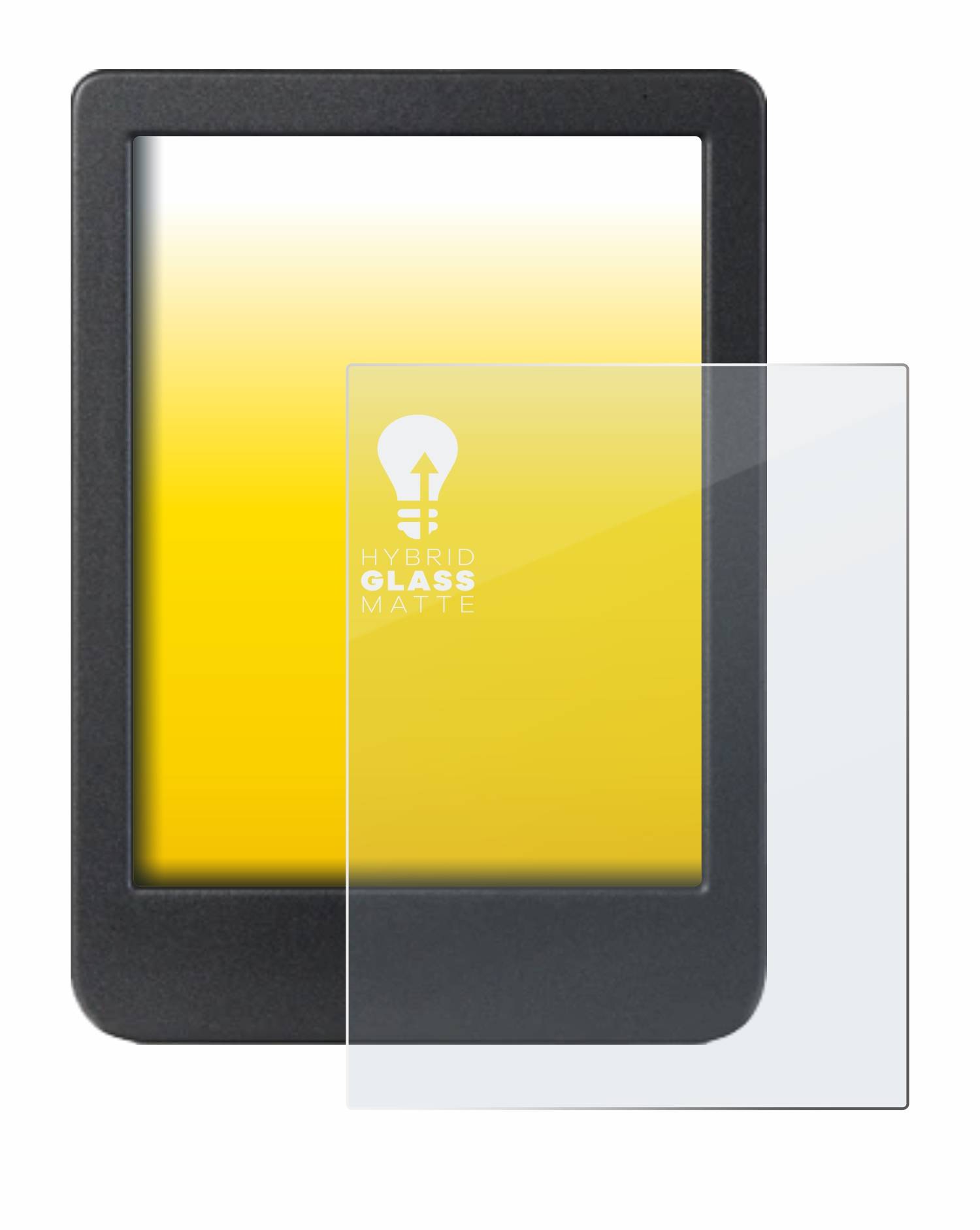 upscreen Flexible Schutz Glas Folie für Kobo Clara Colour Schutzglas 9H Hybridglas Matt Entspiegelt