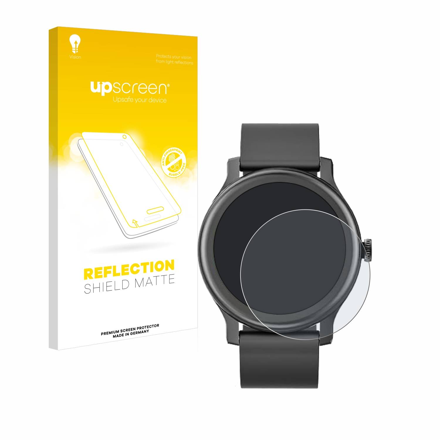 upscreen Reflection Shield Matt Schutzfolie für Loyaa Smartwatch 1.28