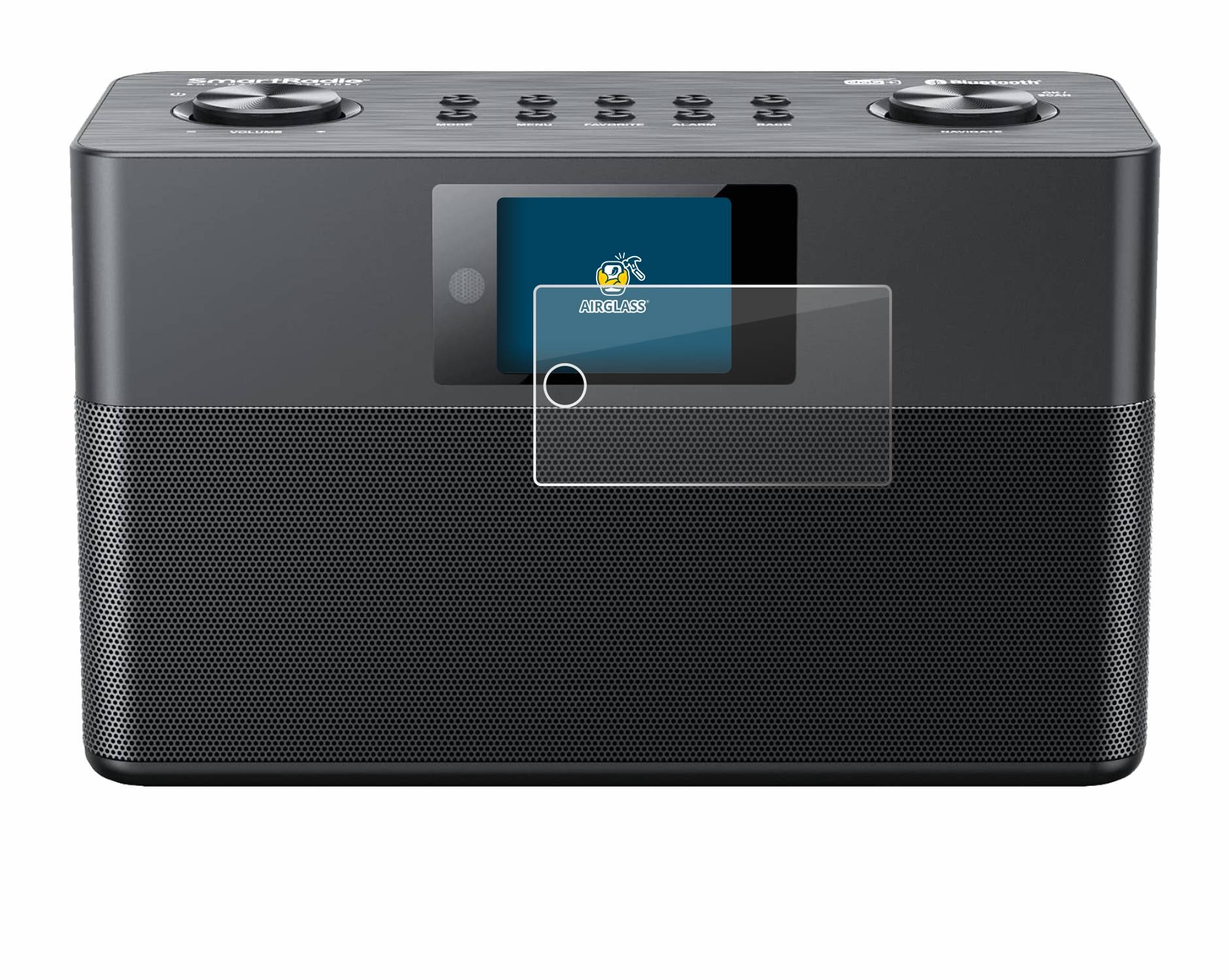 BROTECT AirGlass Glas Schutz-Folie für Kenwood Smart-Radio CR-ST100S-B - Schutzglas