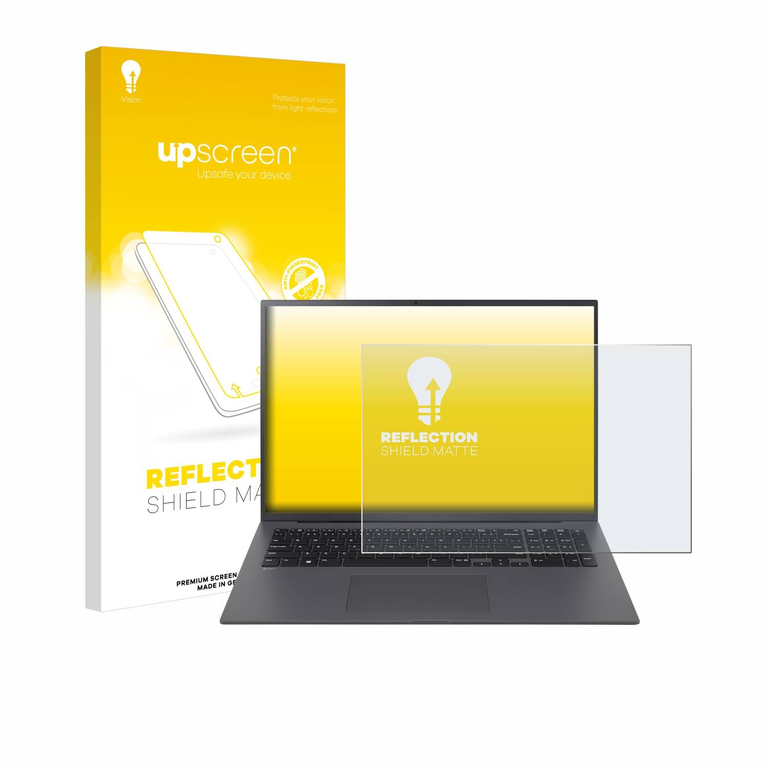 upscreen Reflection Shield Matt Schutzfolie für LG gram 17 2024