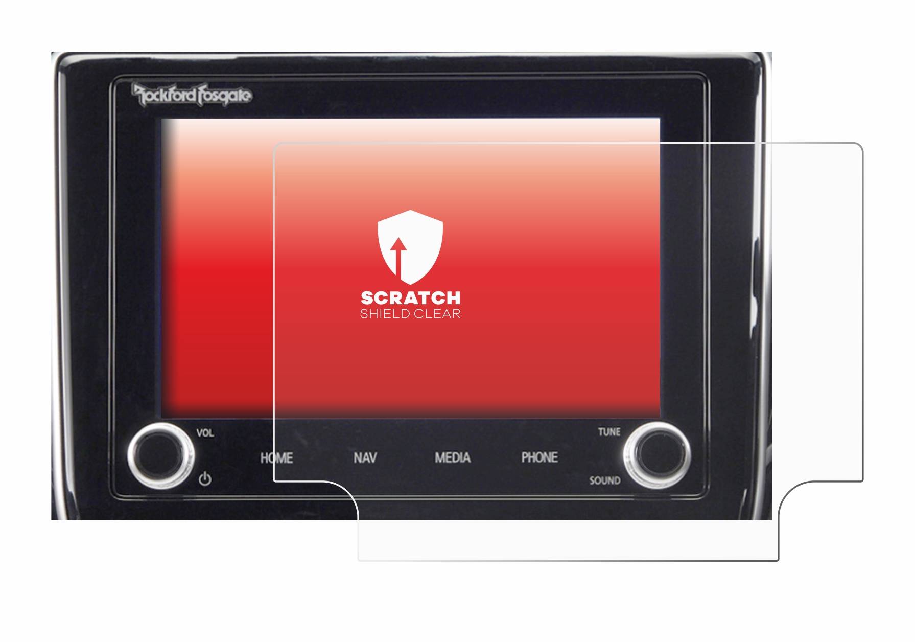 upscreen Scratch Shield Schutzfolie für Mitsubishi ASX (8/2019-GA0)