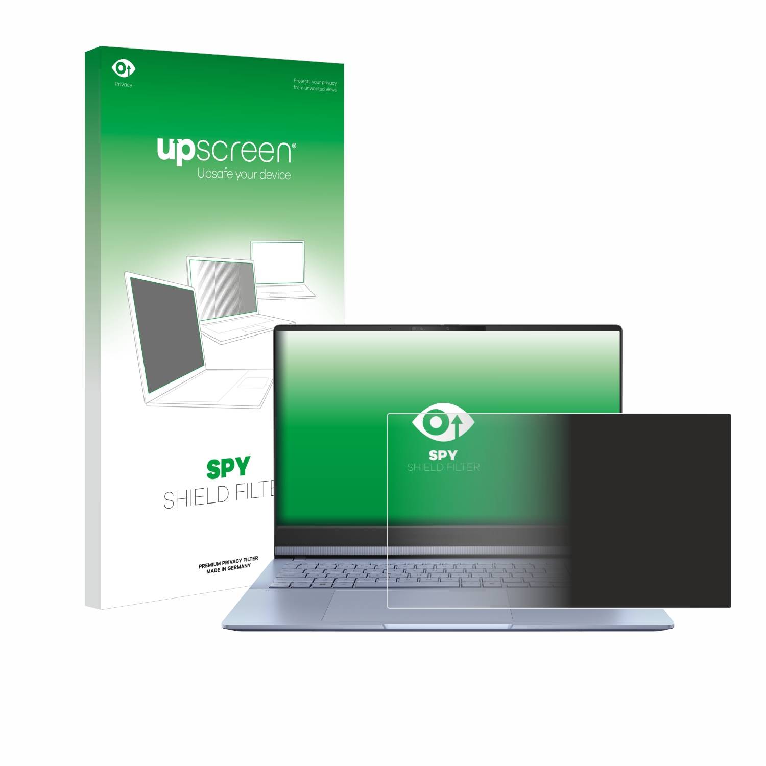 upscreen Blickschutzfilter für ASUS Vivobook S 15 OLED S5506 Blaulichtfilter Sichtschutz Privacy Anti Spy abnehmbar