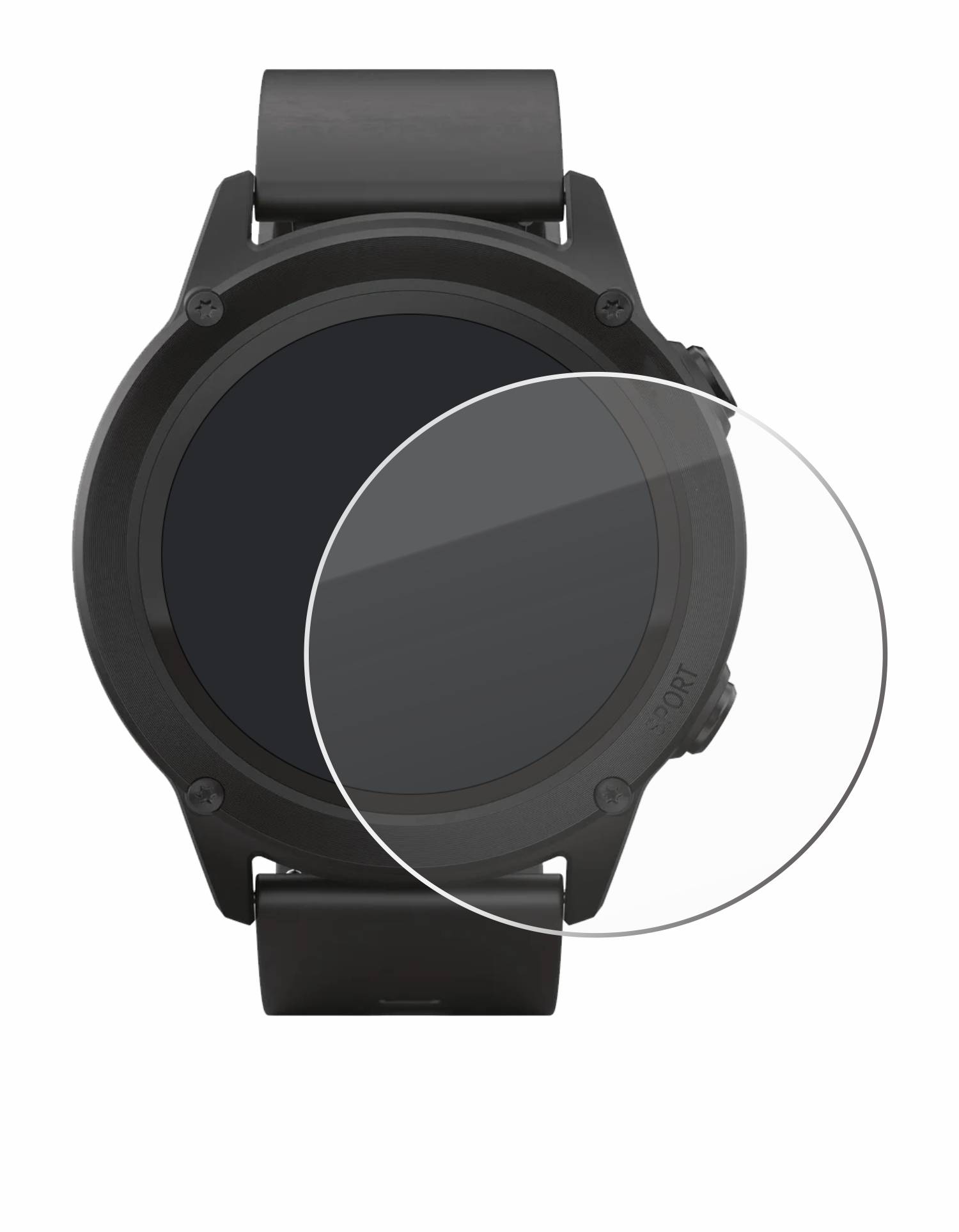 Savvies Clear Schutzglas für SilverCrest Fitness-Smartwatch