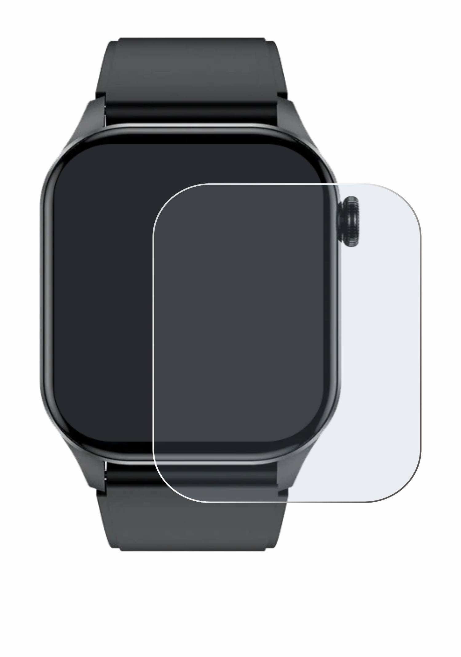 upscreen Reflection Shield Matt Schutzfolie für Smartwatch T98 2.04