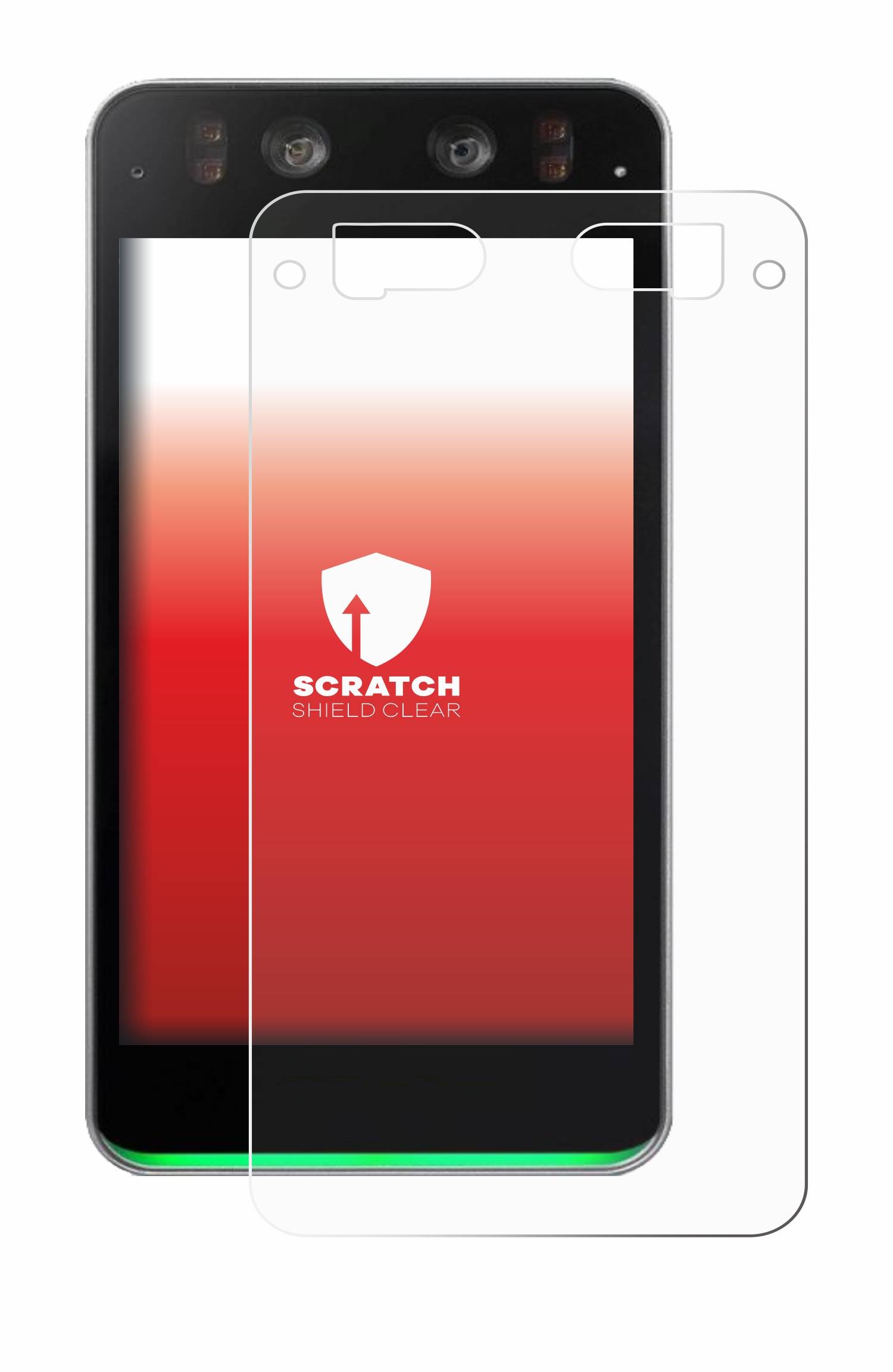 upscreen Scratch Shield Schutzfolie für Suprema Biostation 3