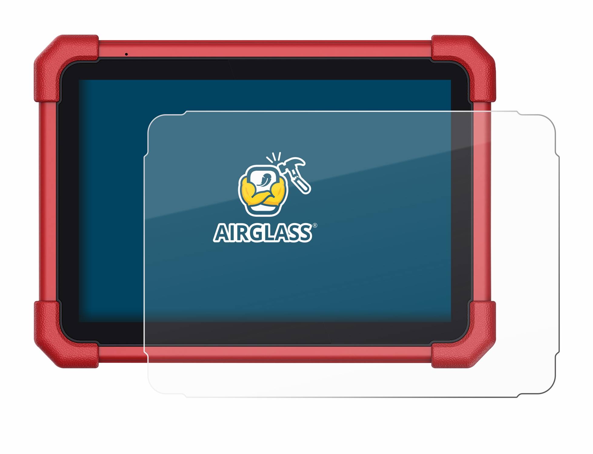 BROTECT AirGlass Flexible Schutz Glas Folie für Launch X-431 Euro Turbo II Klar Transparent