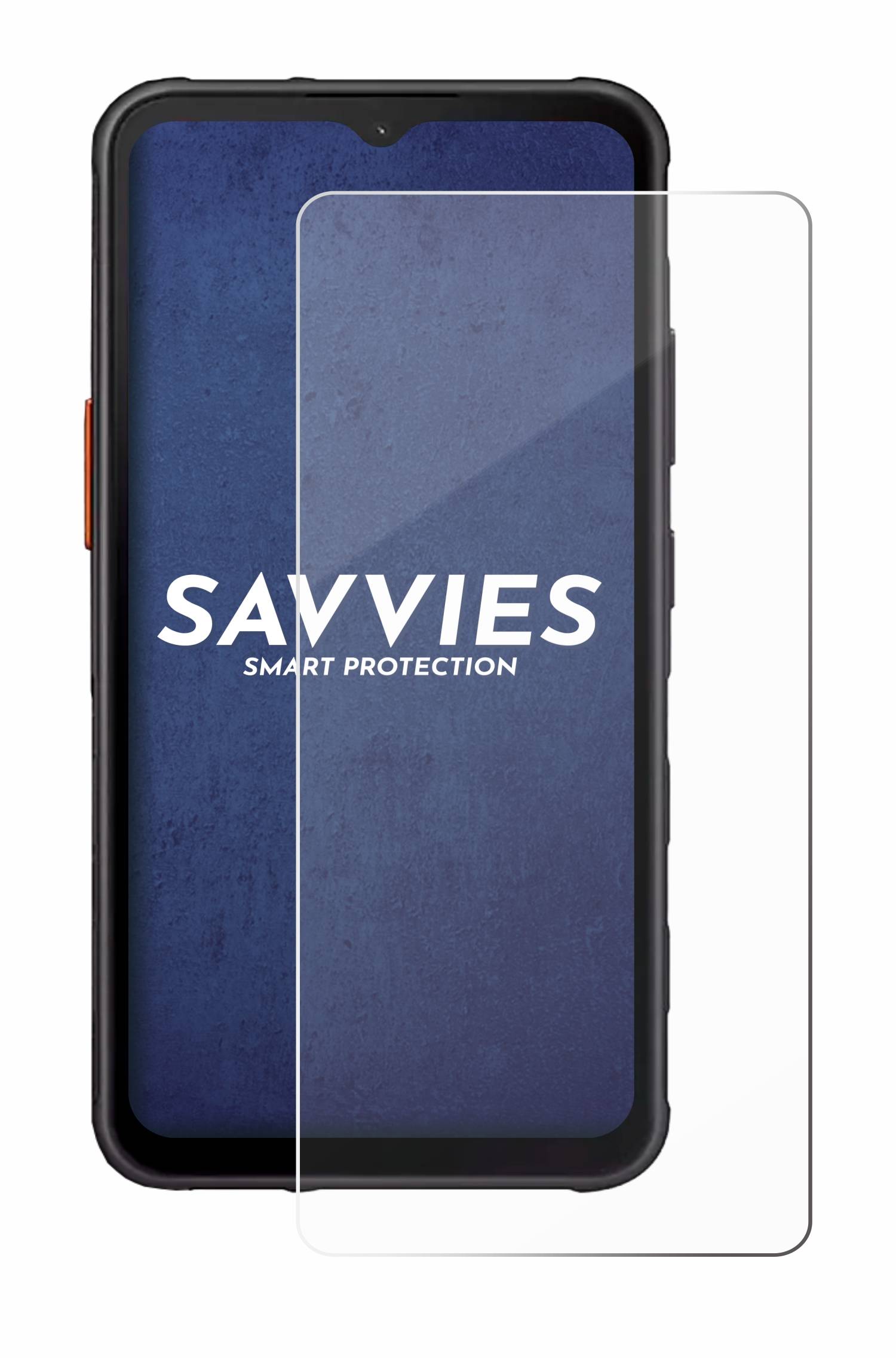 Savvies Clear Schutzglas für Samsung Galaxy XCover 7