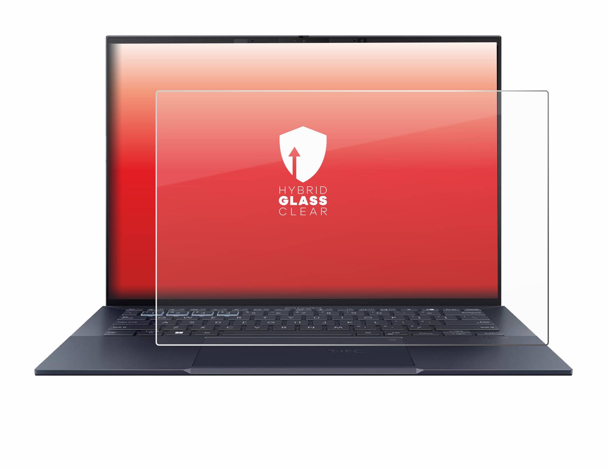 upscreen Hybrid Glas Schutz-Folie für ASUS ExpertBook B9 B9403
