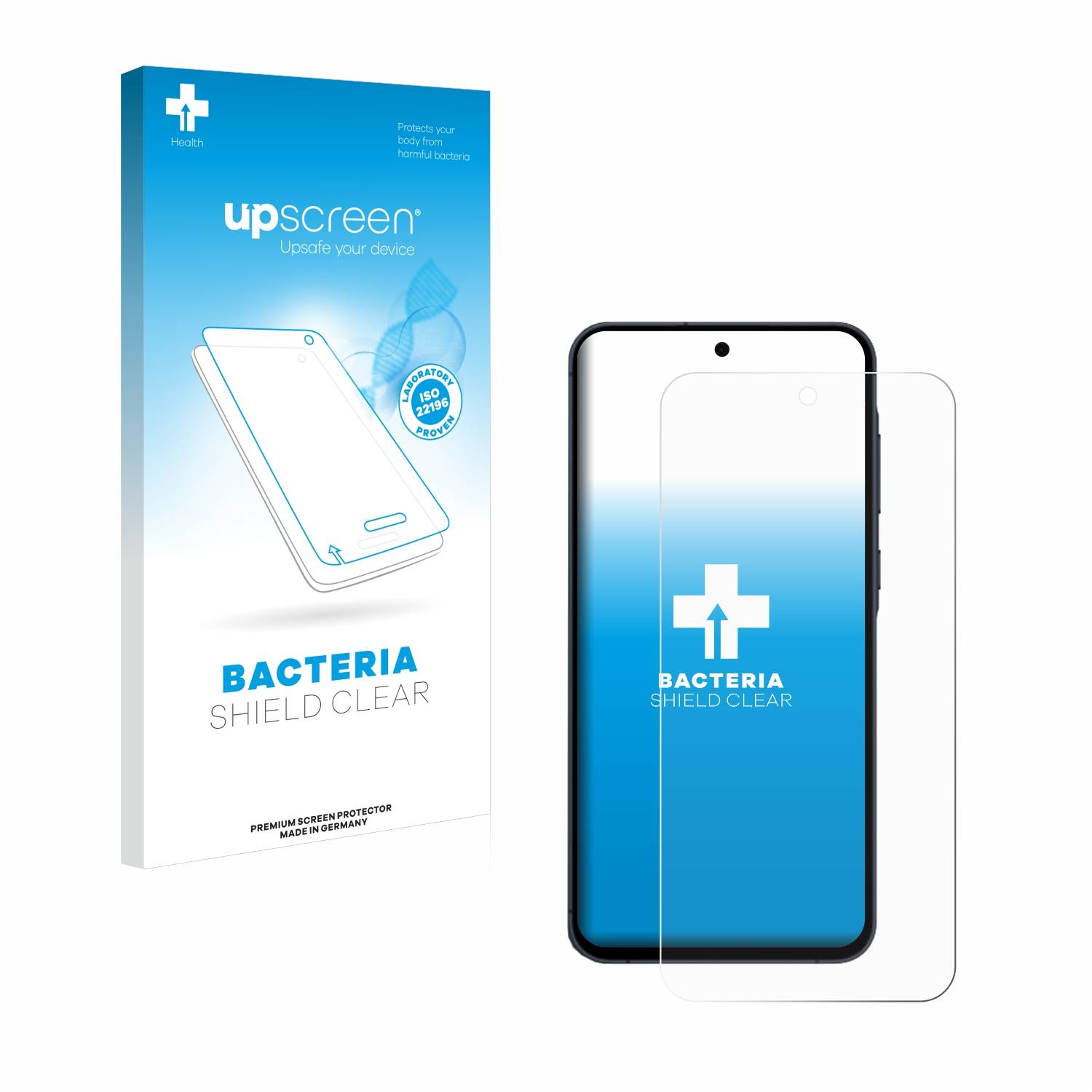 upscreen Bacteria Shield Schutzfolie für Samsung Galaxy A55 5G - Antibakteriell