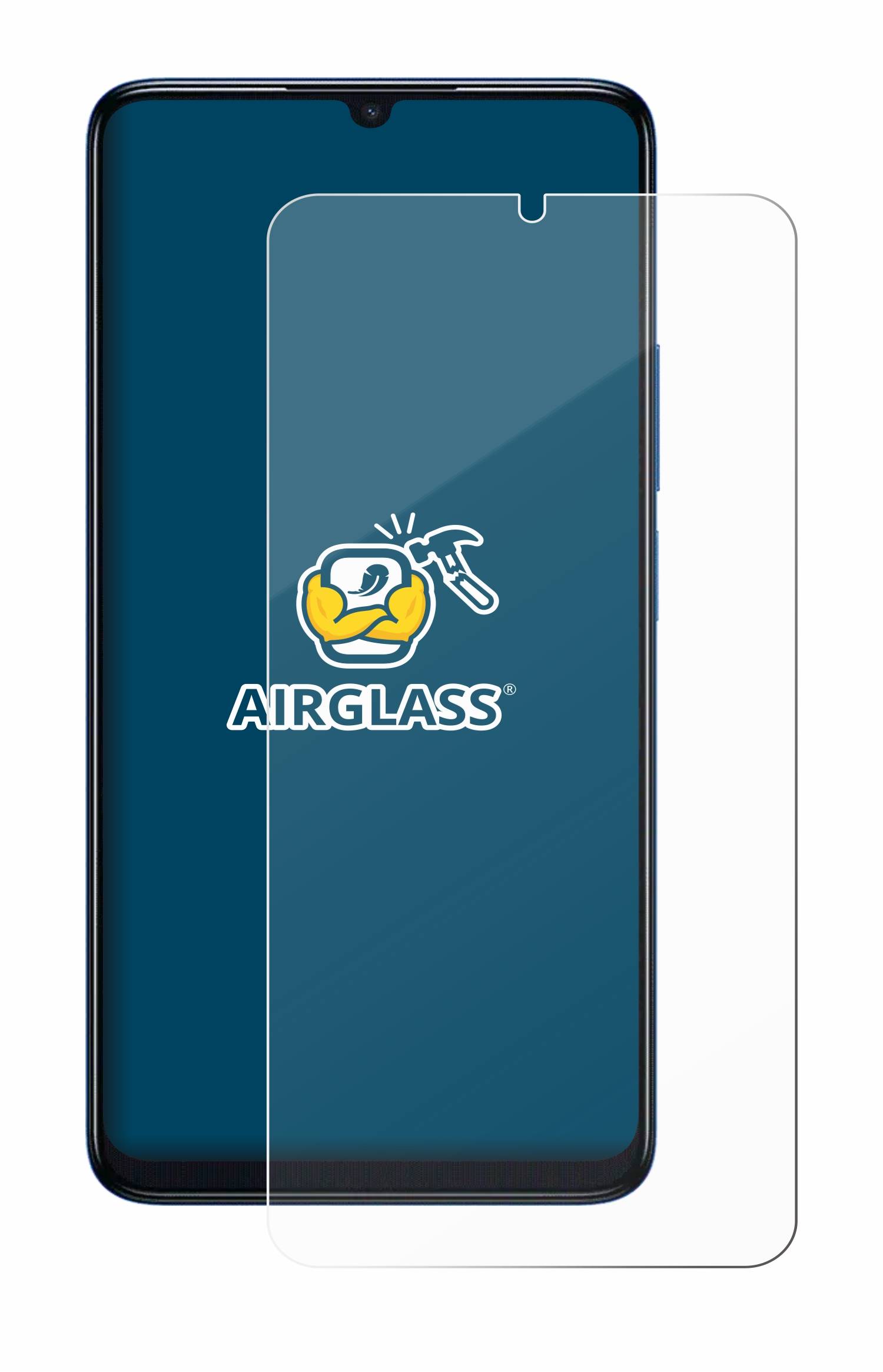 BROTECT AirGlass Flexible Schutz Glas Folie für TCL 505 Klar Transparent