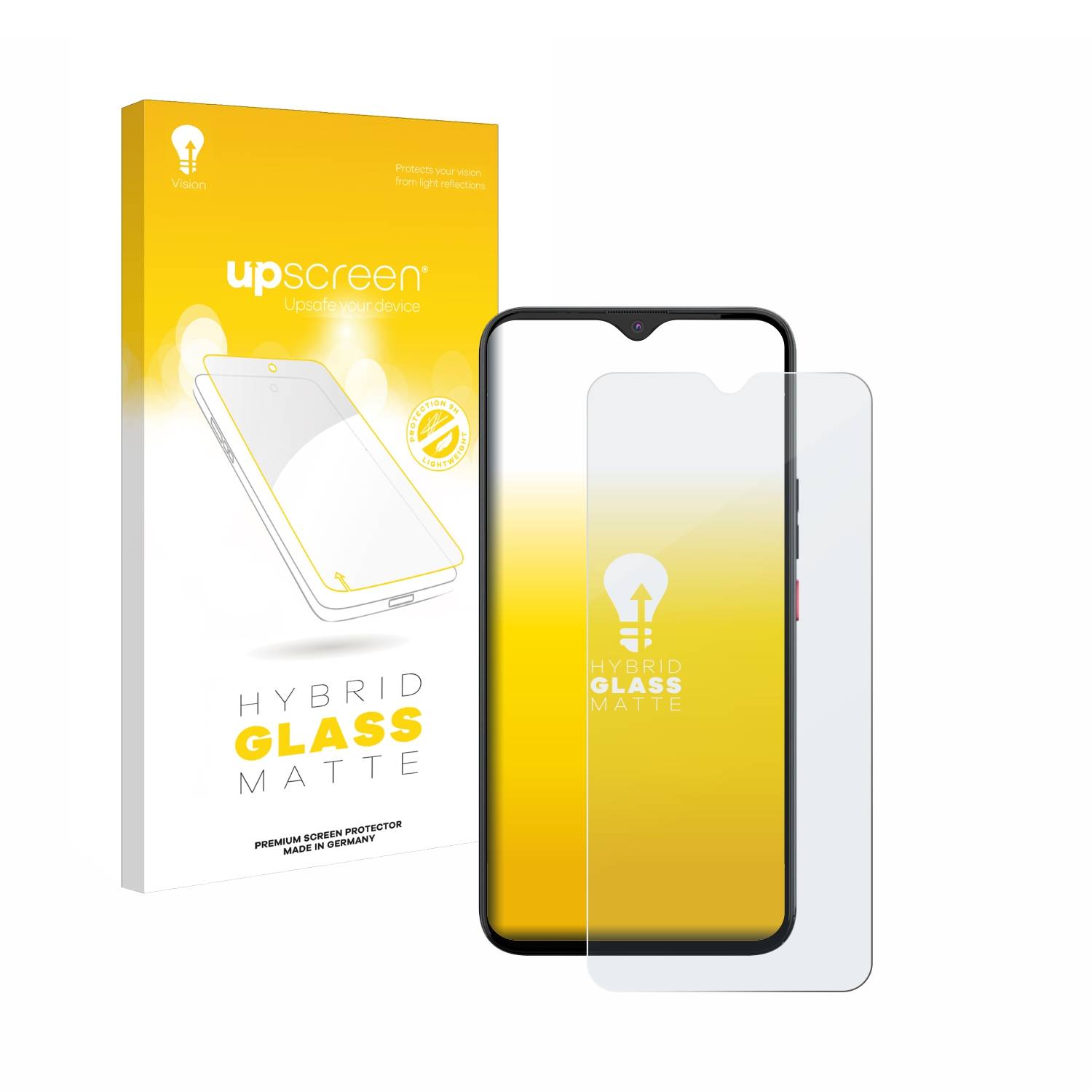 upscreen Hybrid Glas Matt Panzer-Folie für Gigaset GS5 PRO SE