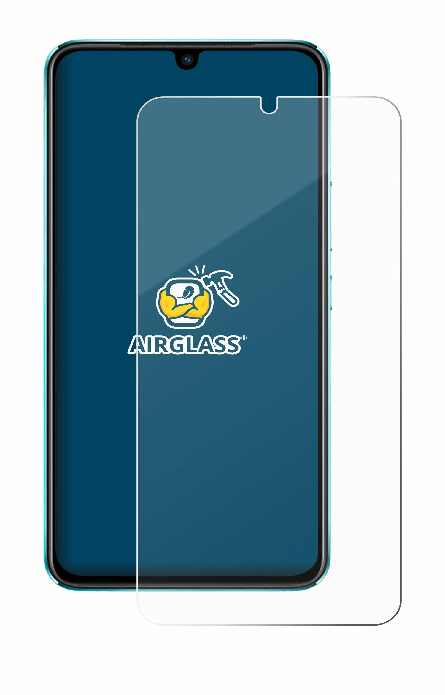 BROTECT AirGlass Glas Schutz-Folie für Vivo V25 - Schutzglas