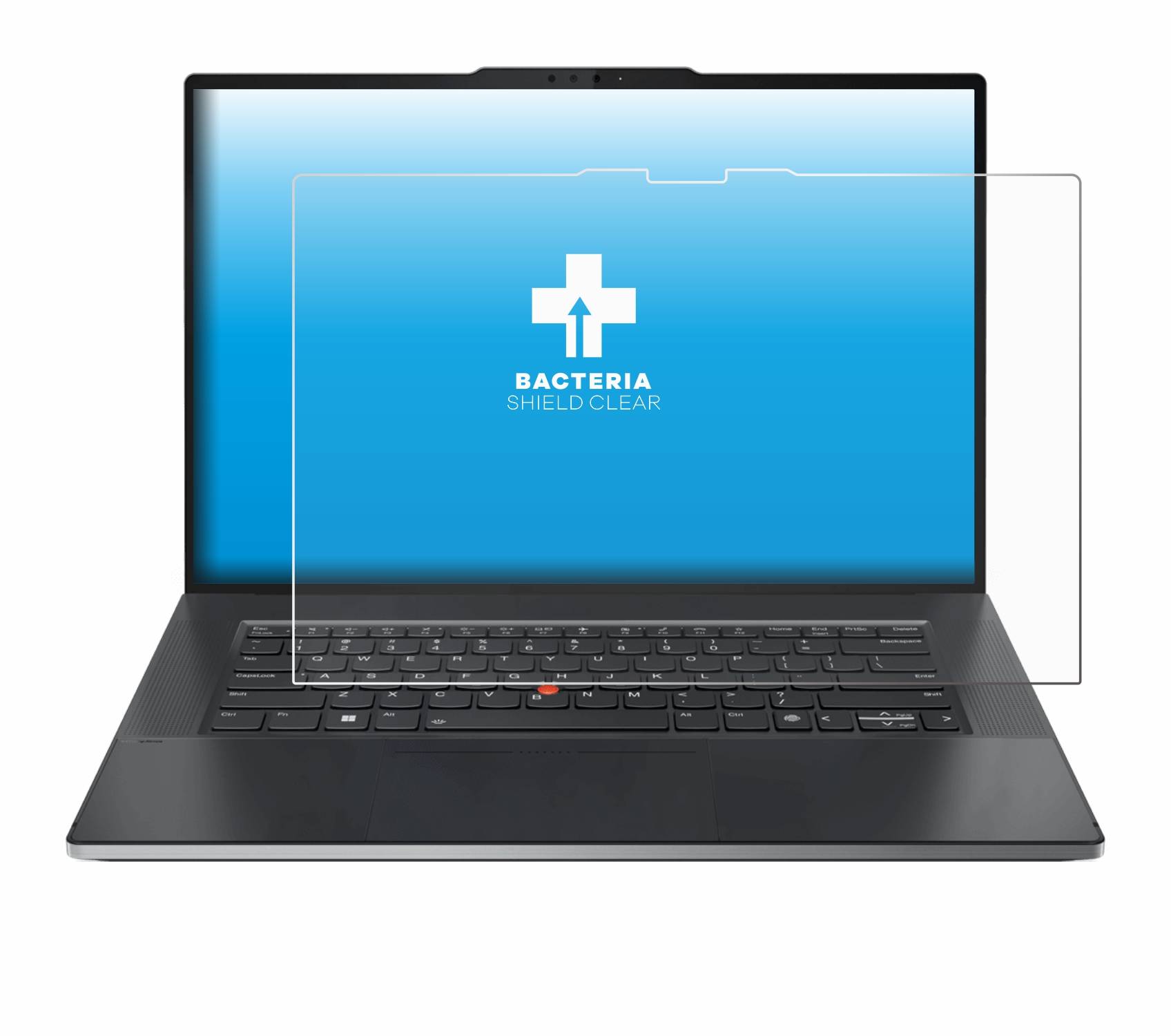 upscreen Bacteria Shield Schutzfolie für Lenovo ThinkPad Z16 (2. Gen.) - Antibakteriell