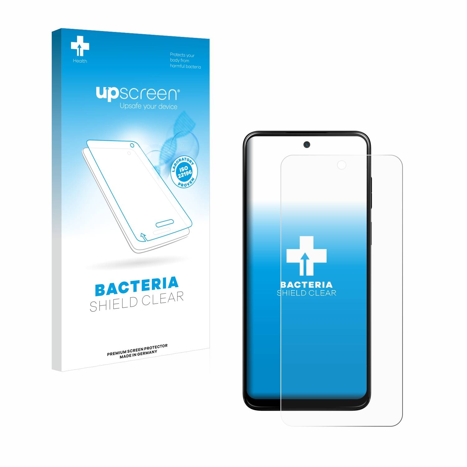 upscreen Bacteria Shield Schutzfolie für Motorola Moto G53 - Antibakteriell