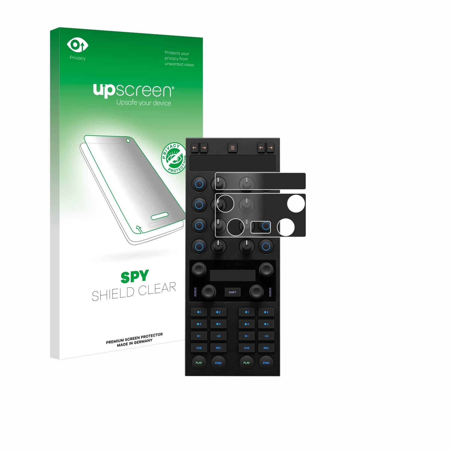 upscreen Spy Shield Sichtschutz-Folie für Native Instruments Traktor Kontrol X1 MK3