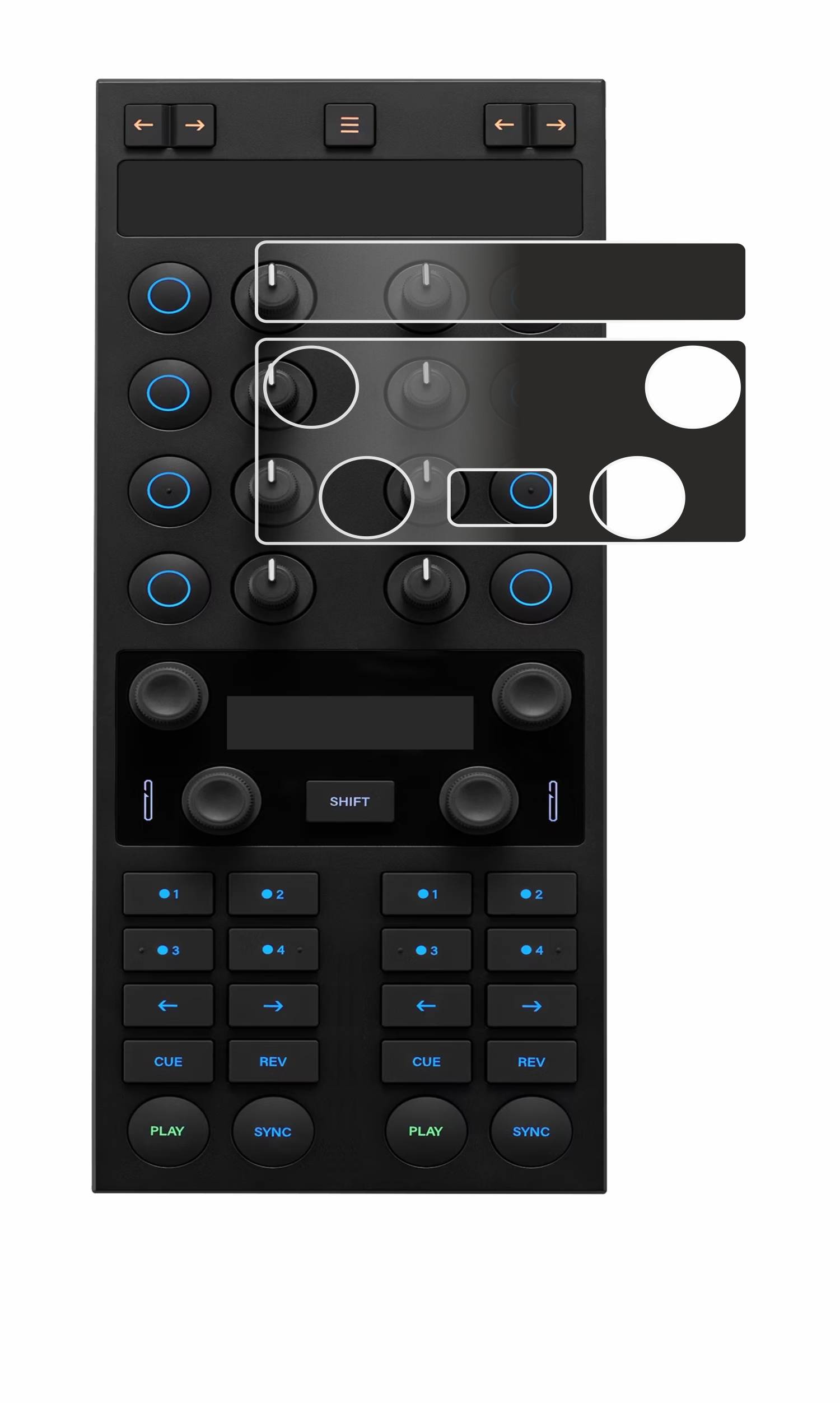 upscreen Spy Shield Sichtschutz-Folie für Native Instruments Traktor Kontrol X1 MK3