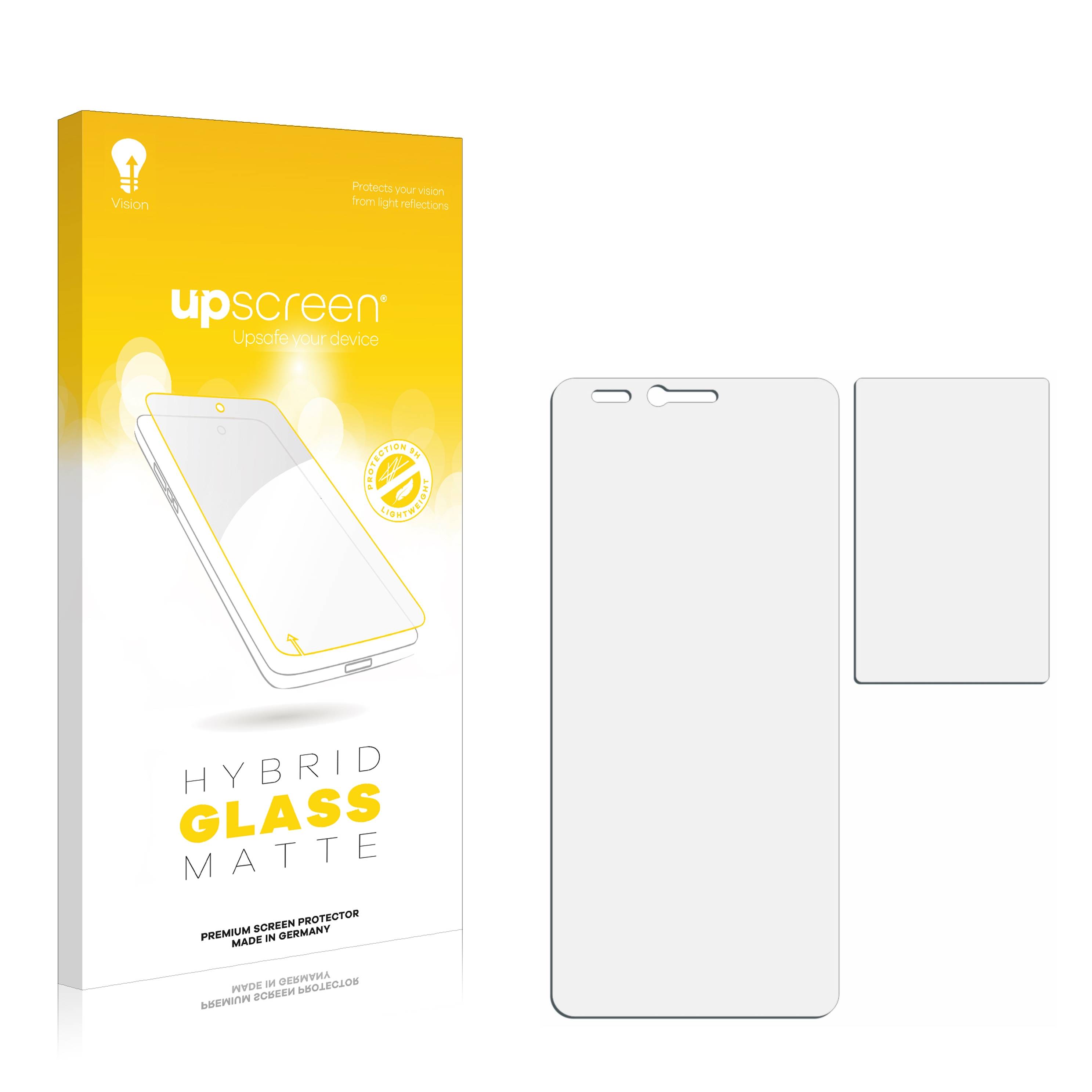 upscreen Hybrid Glas Matt Schutz-Folie für Pax M50 Payphone