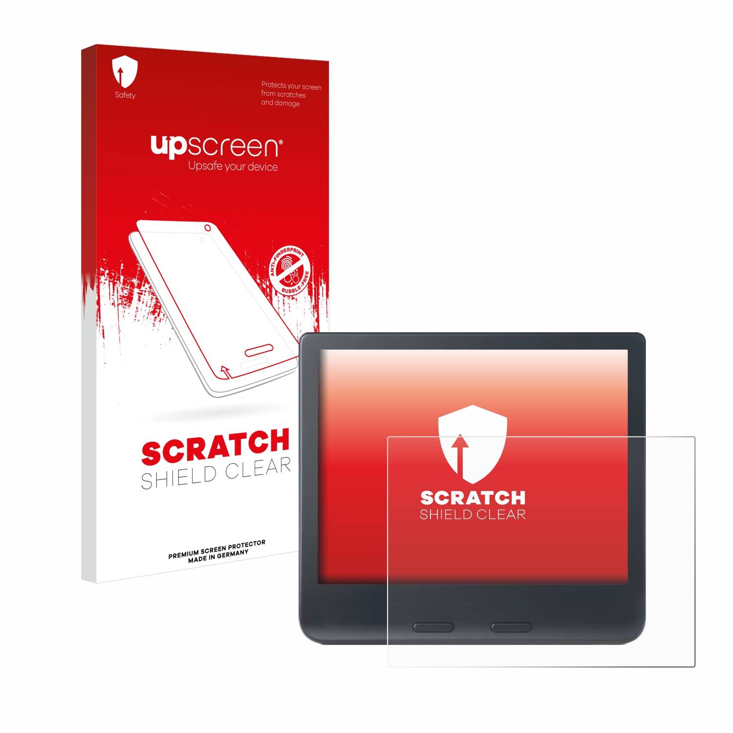 upscreen Schutzfolie für Kobo Libra Colour 2024 Kratzschutz Anti-Fingerprint Klar