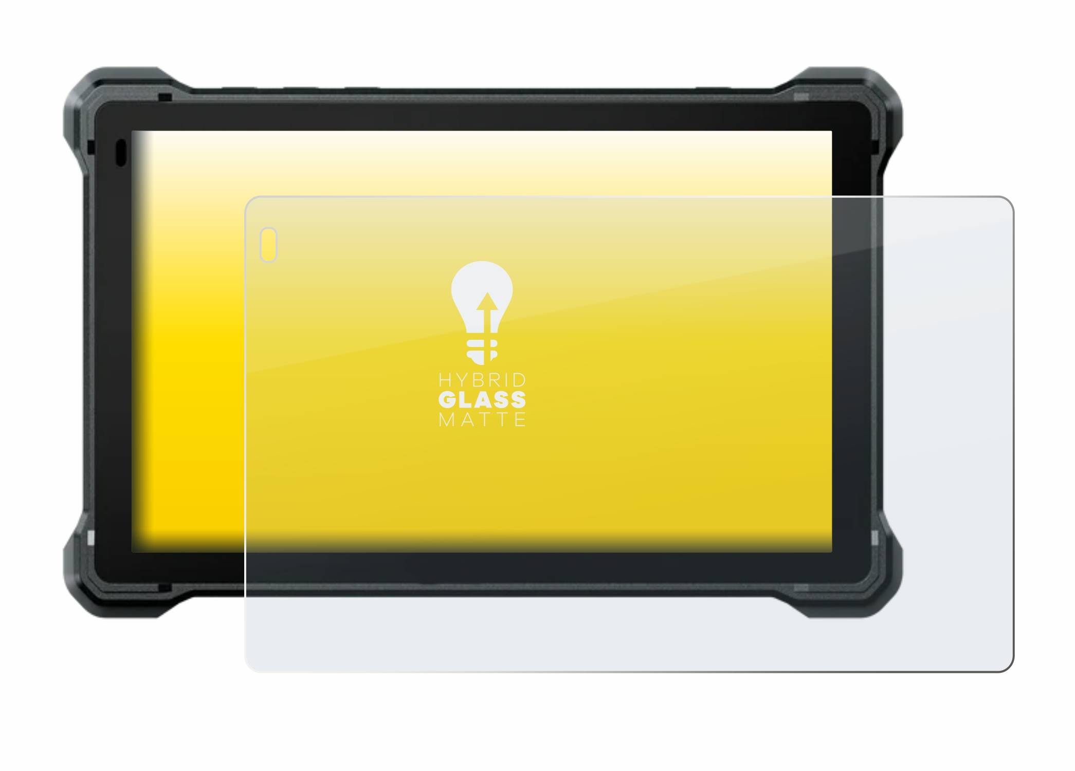 upscreen Hybrid Glas Matt Panzer-Folie für Desview R7III