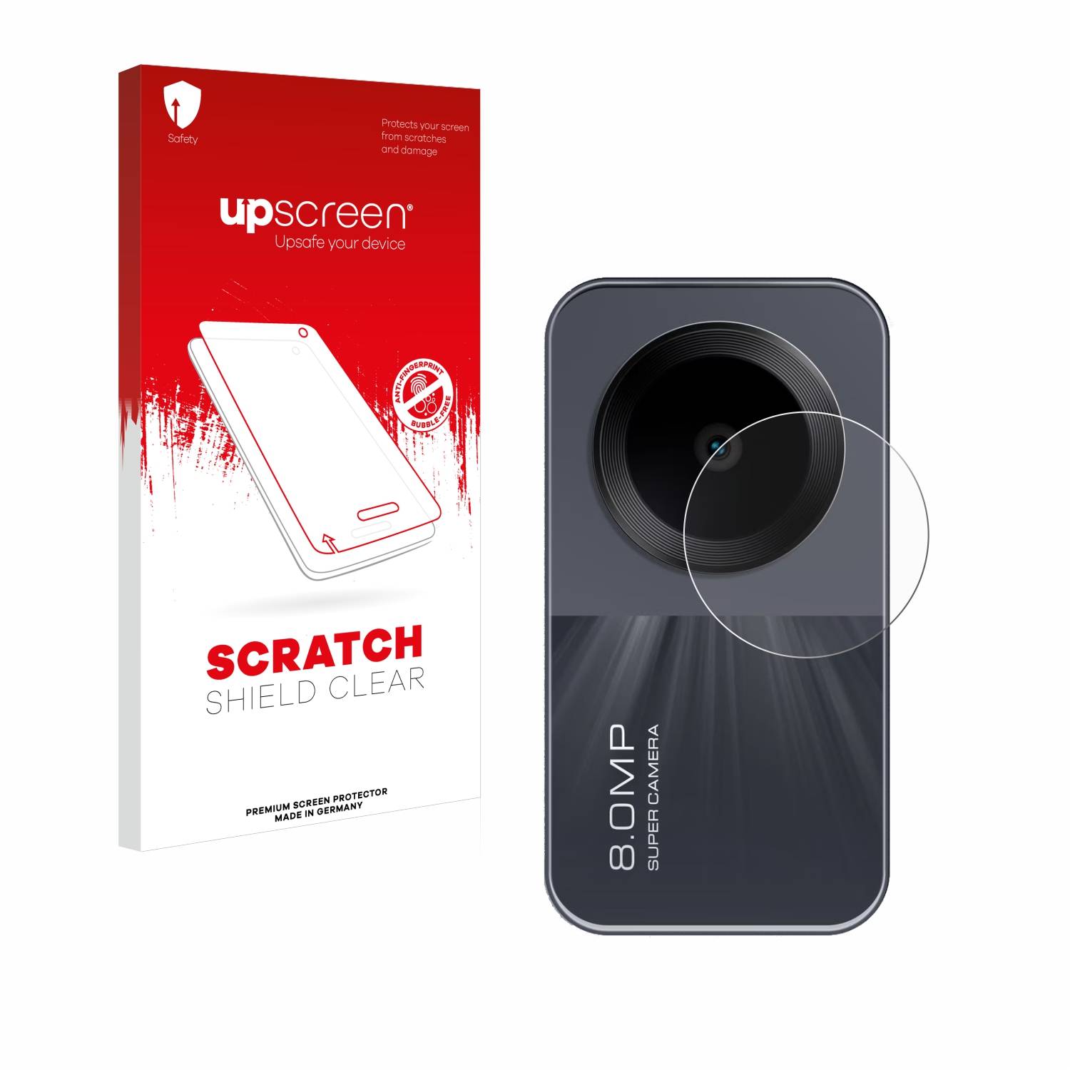upscreen Scratch Shield Schutzfolie für Xiaomi Redmi Pad SE (NUR Kamera)