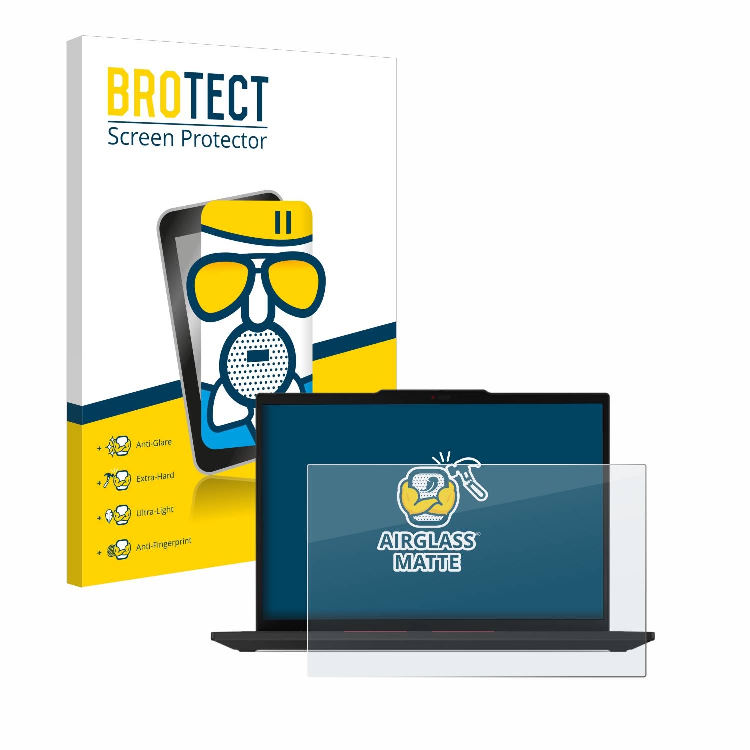 BROTECT AirGlass Matt Glas Panzer Folie für Lenovo ThinkPad T14 Gen 5