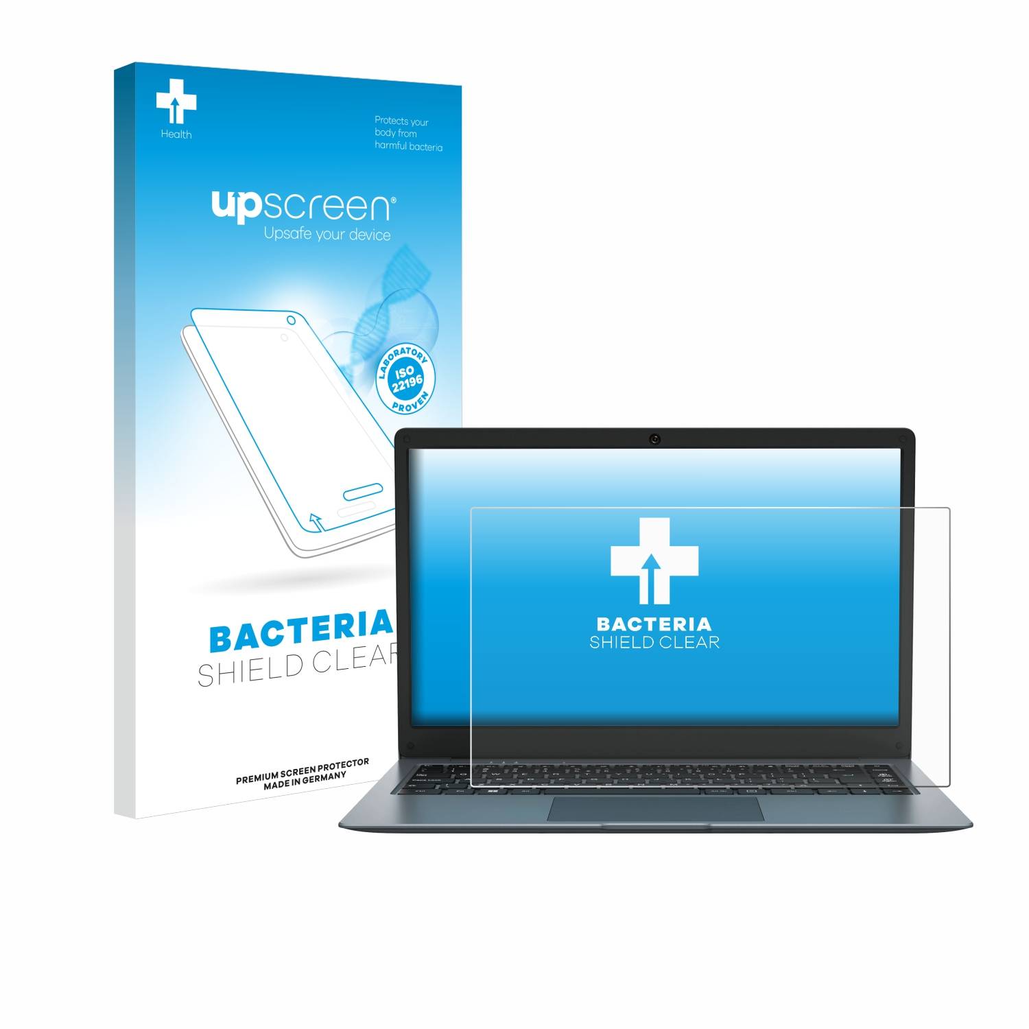 upscreen Bacteria Shield Schutzfolie für MEDION Akoya E14223 - Antibakteriell