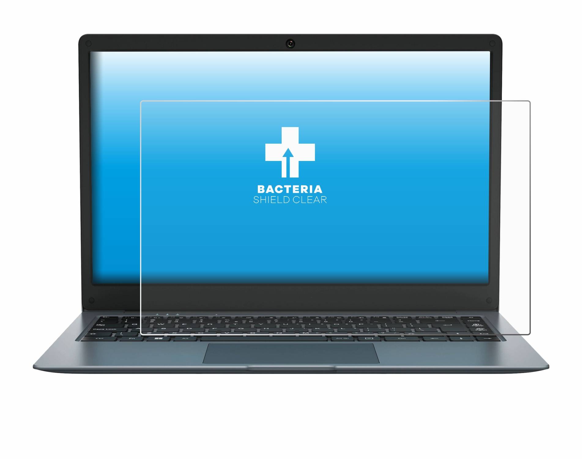 upscreen Bacteria Shield Schutzfolie für MEDION Akoya E14223 - Antibakteriell