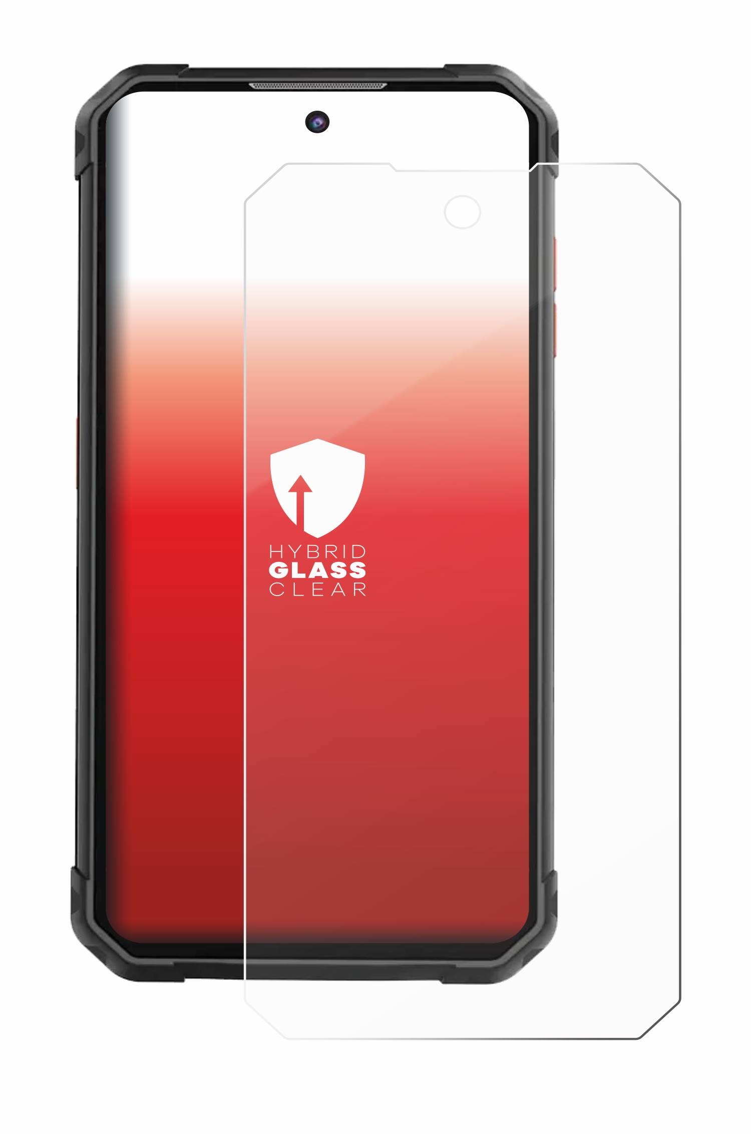 upscreen Flexible Schutz Glas Folie für iiiF150 B2 Pro Schutzglas 9H Hybridglas Klar