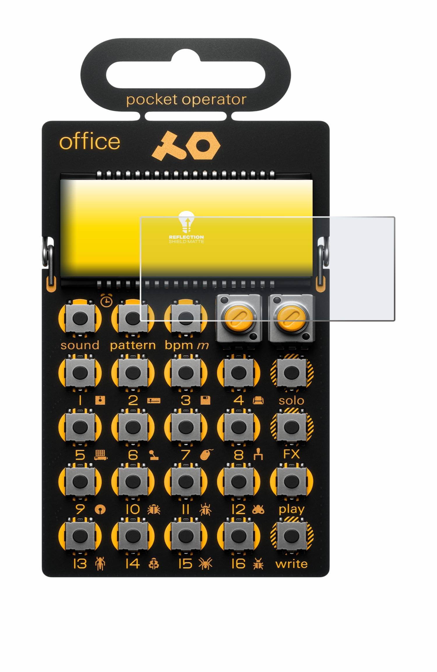 upscreen Reflection Shield Matt Schutzfolie für Teenage Engineering PO-24 office