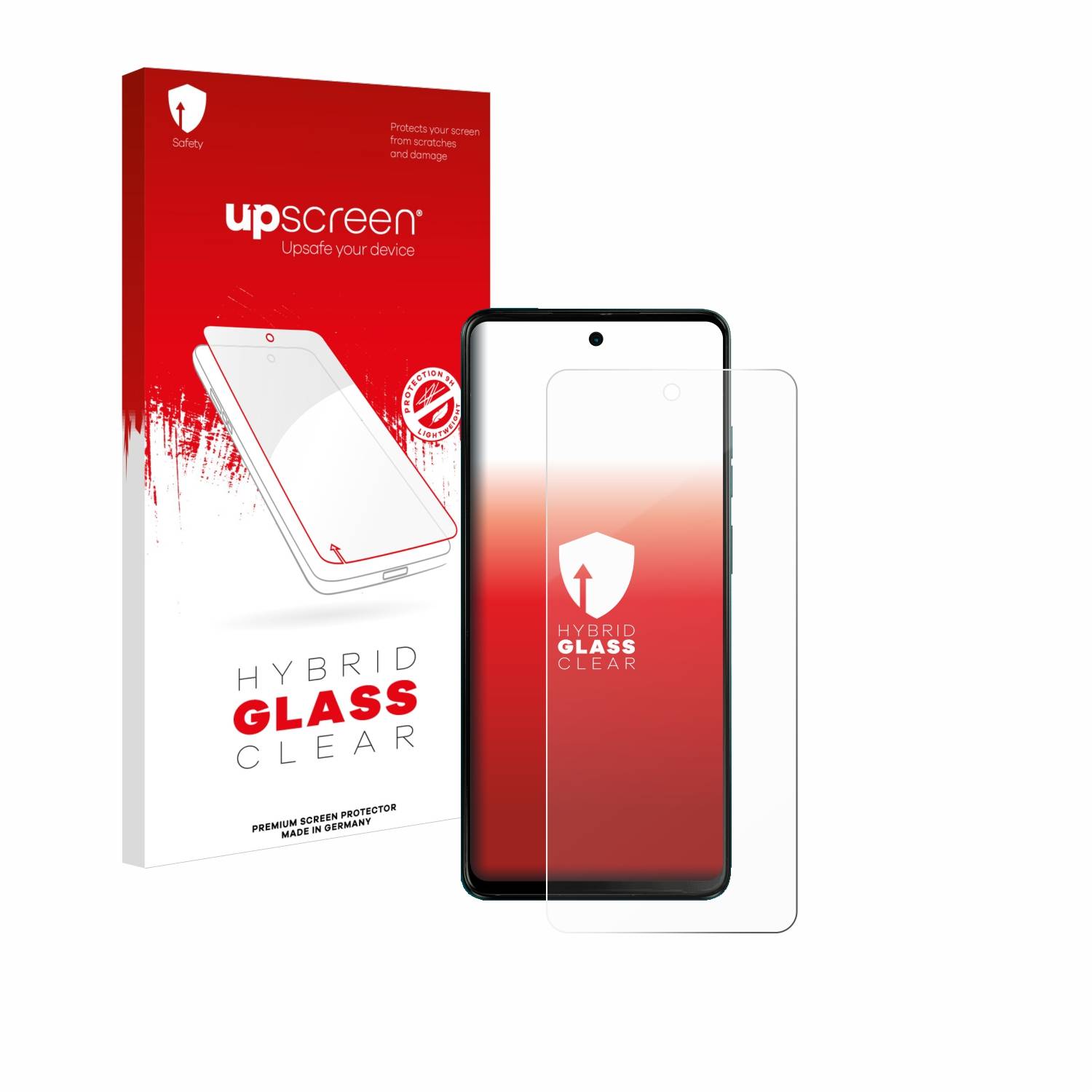 upscreen Hybrid Glas Schutz-Folie für Motorola Moto G04s