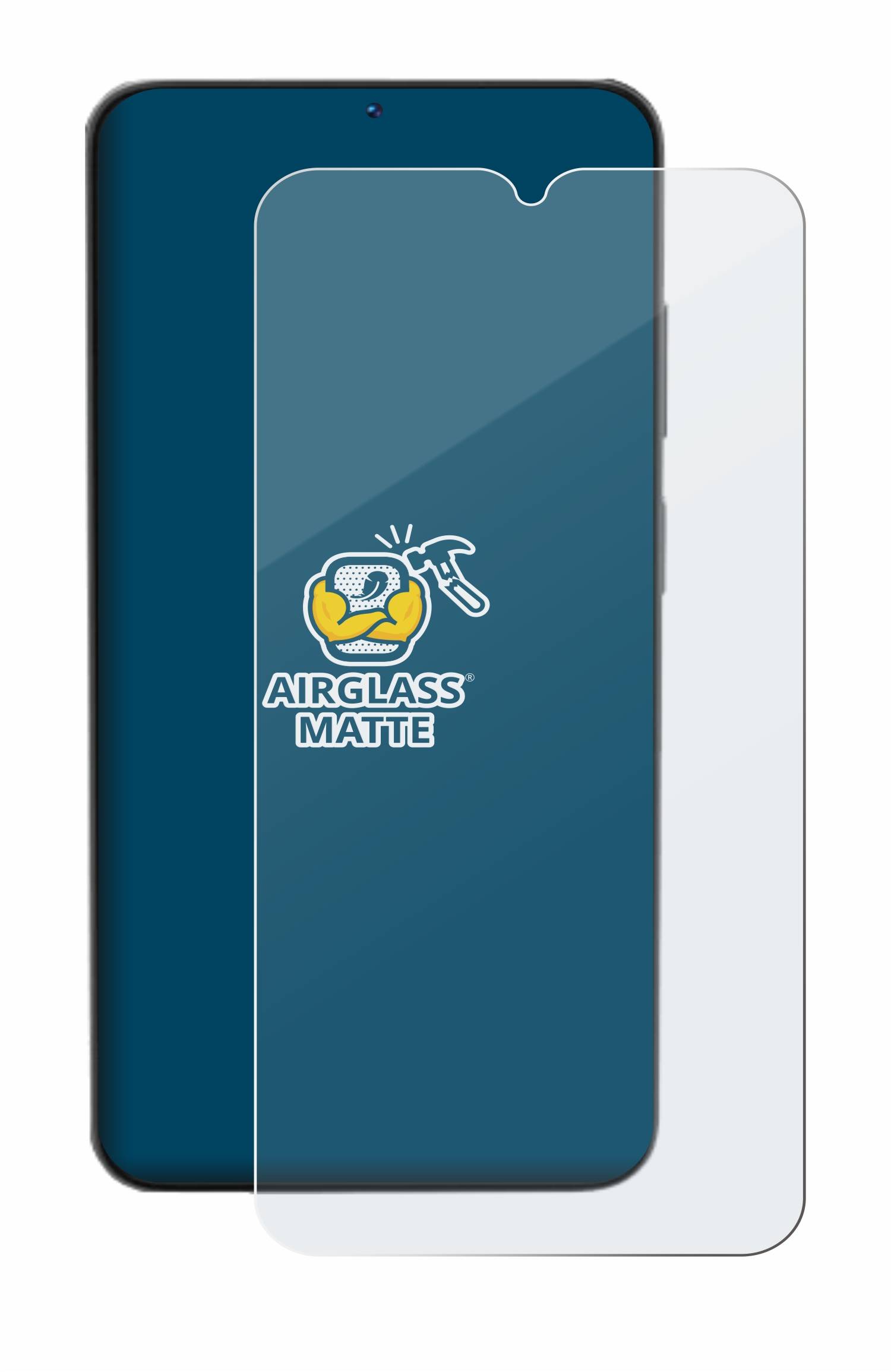 BROTECT AirGlass Flexible Schutz Glas Folie für Doogee N55 Matt Entspiegelt