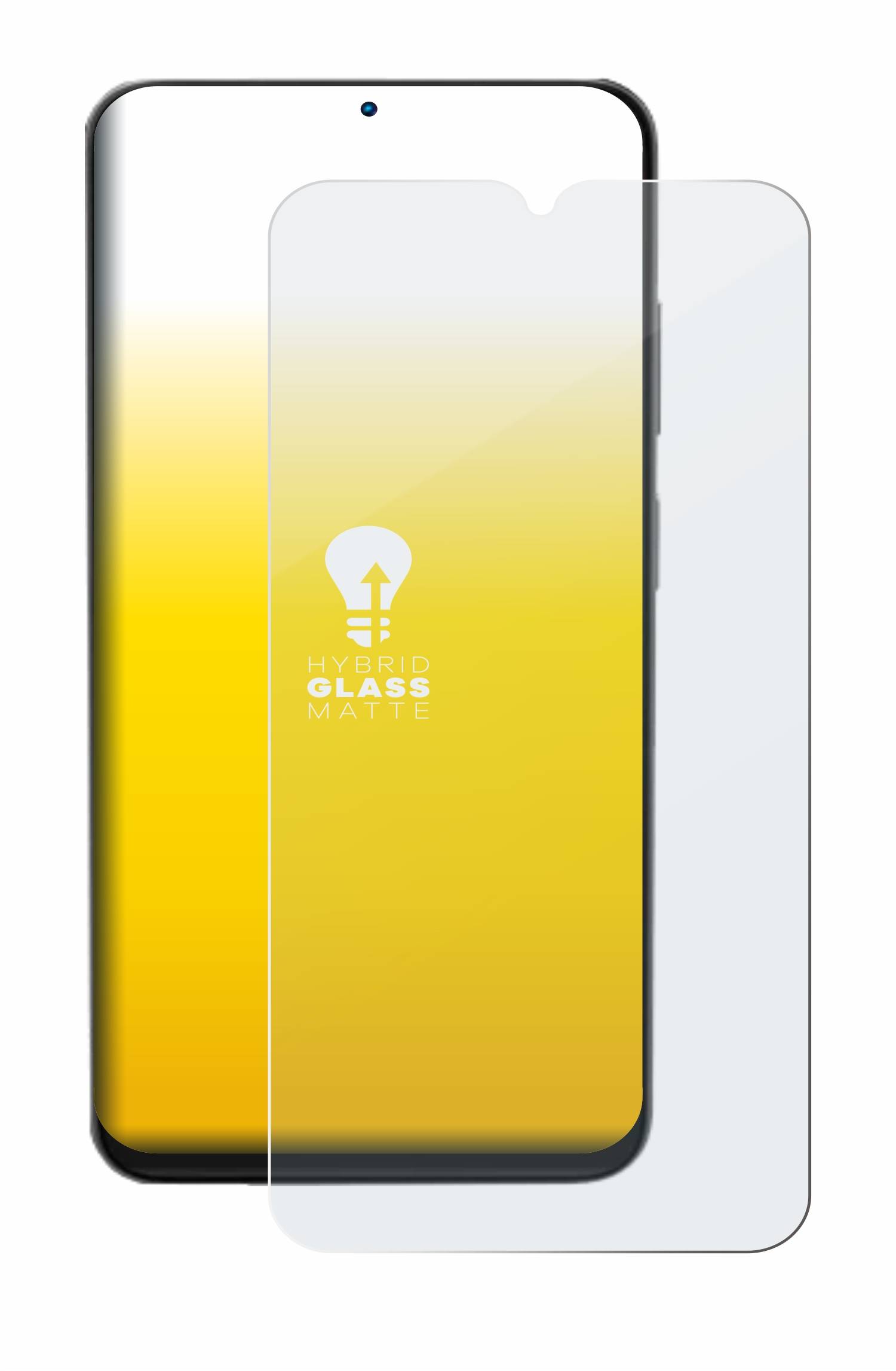 upscreen Flexible Schutz Glas Folie für Doogee N55 Pro Schutzglas 9H Hybridglas Matt Entspiegelt