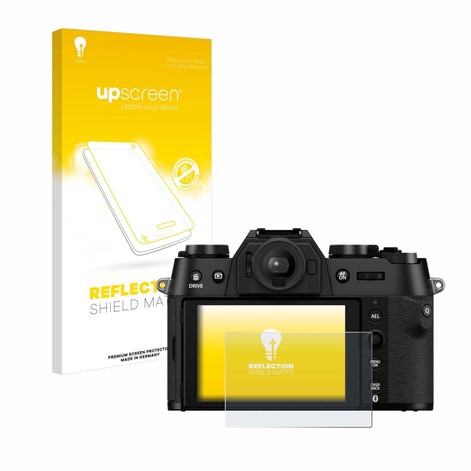 upscreen Schutzfolie für Fujifilm X-T50 Folie Matt Entspiegelt Anti-Reflex