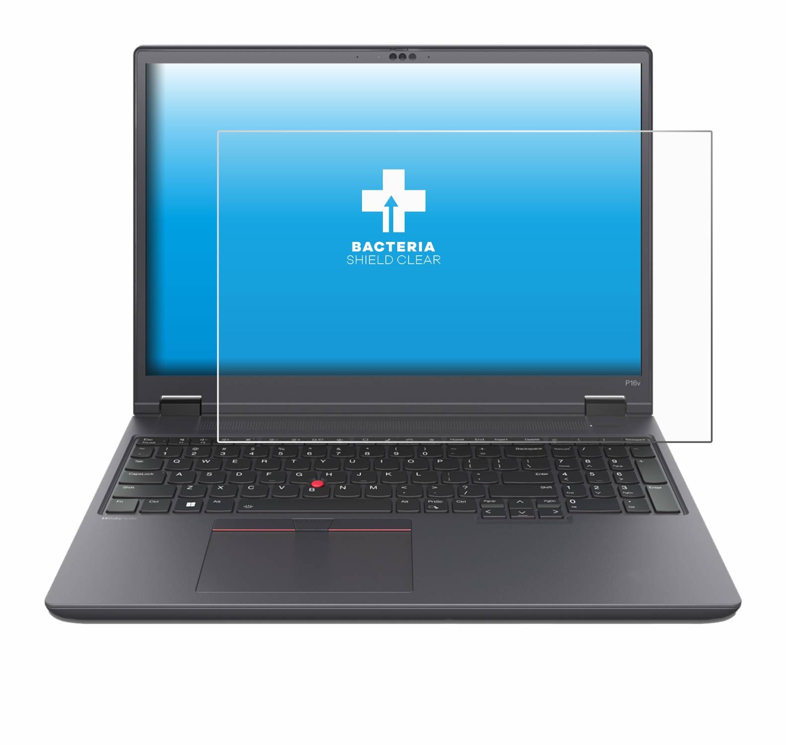 upscreen Bacteria Shield Schutzfolie für Lenovo ThinkPad P16v Gen 1 - Antibakteriell